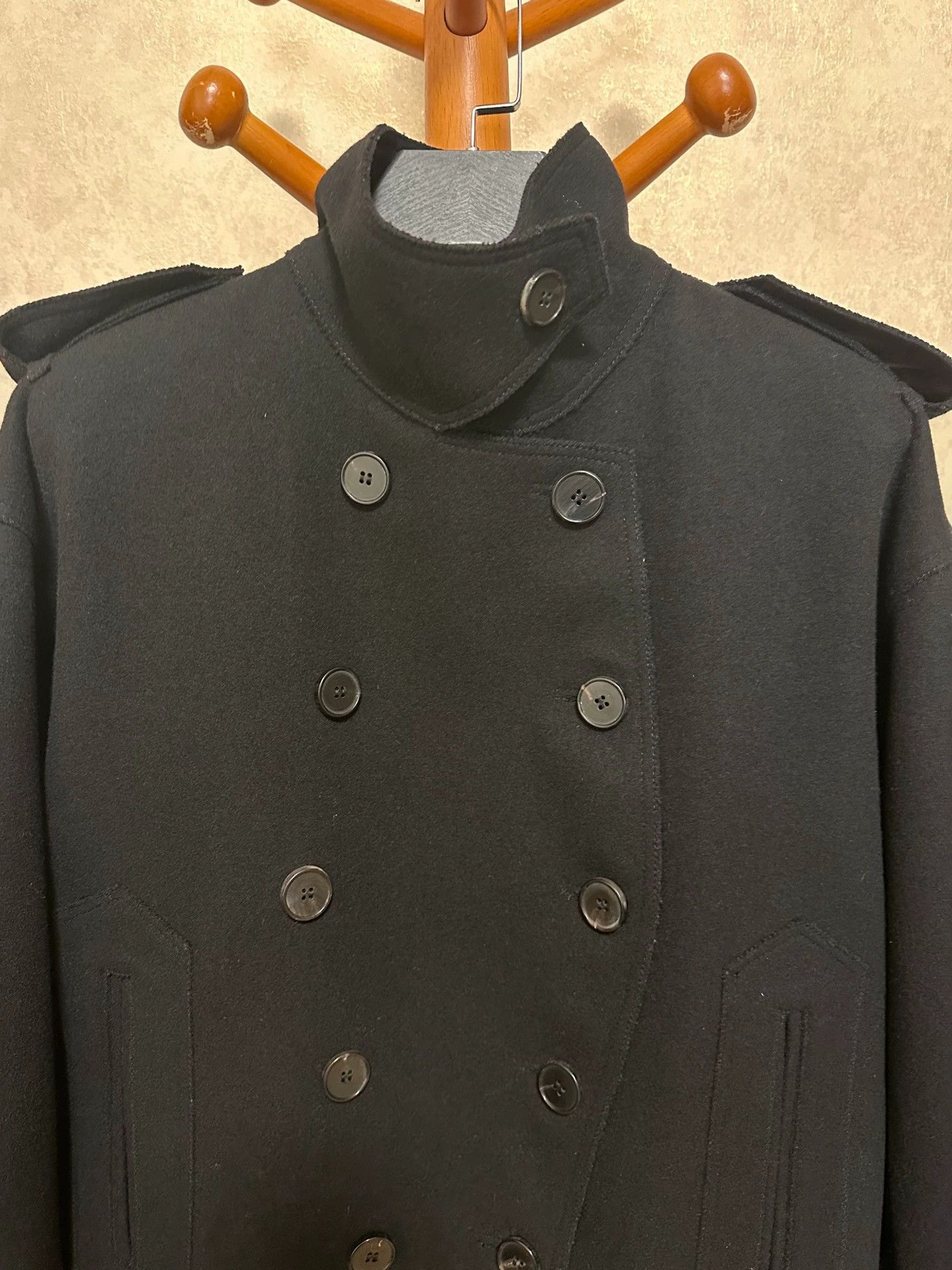 Valentino Valentino Wool Double-Breasted Coat - dmc Size US L / EU 52-54 / 3 - 2 Thumbnail