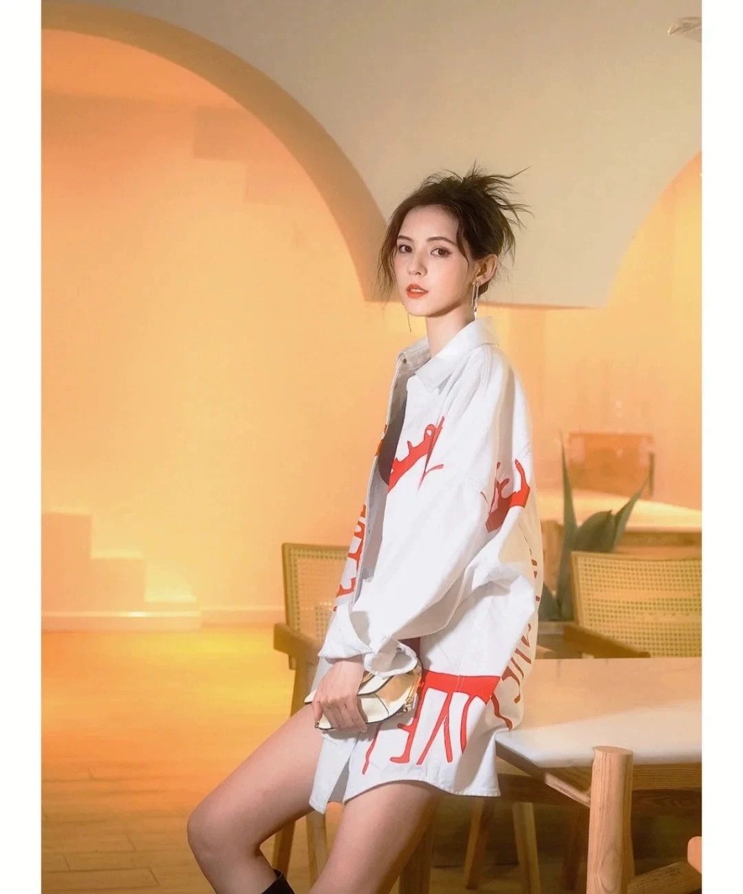 Valentino Valentino Oversize Qixi Festival Limited Edition Boyfriend Shirt Jacket - dmc Size US L / EU 52-54 / 3 - 7 Thumbnail