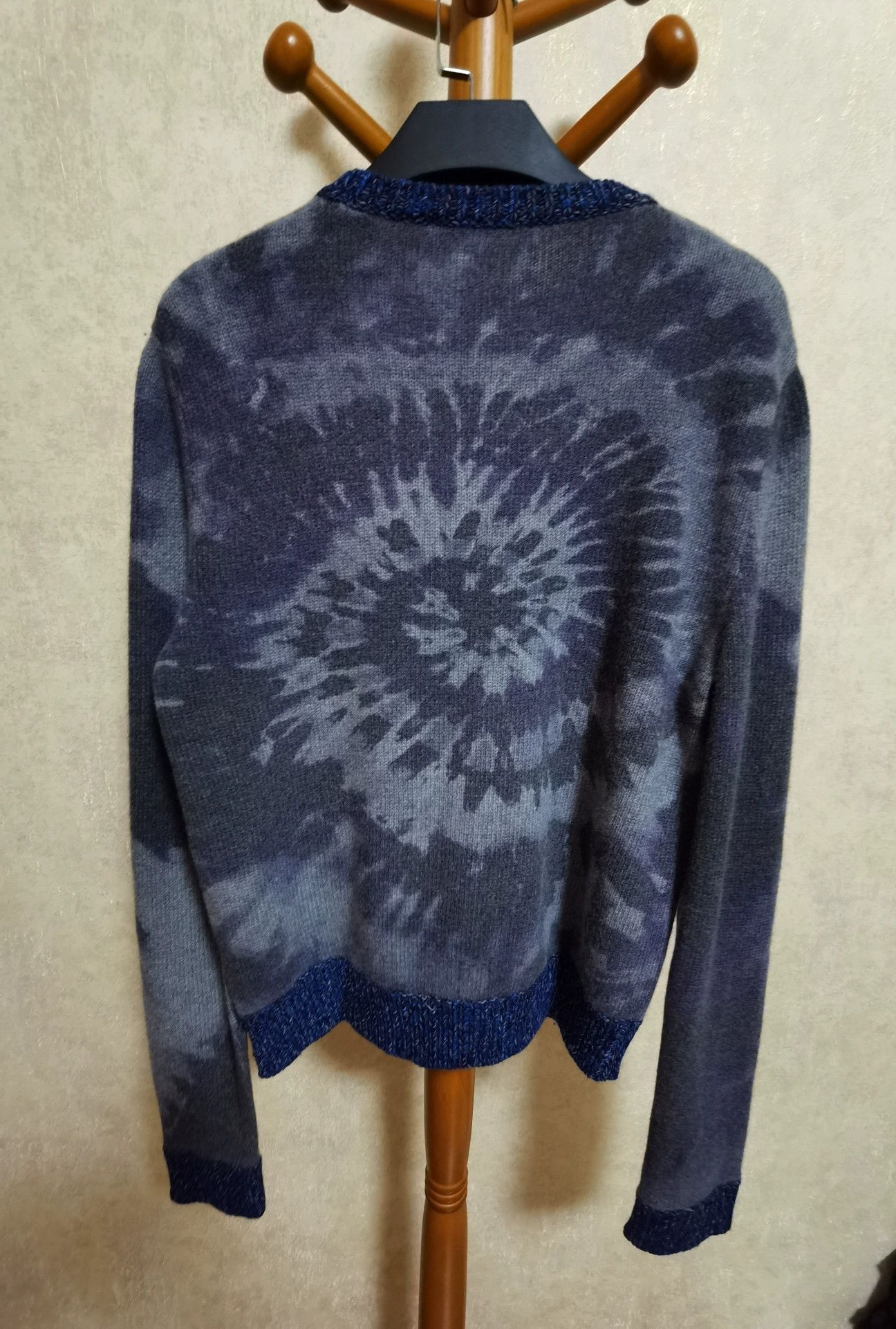 Valentino Valentino Tie-Dye Cashmere Sweater - dmc Size US L / EU 52-54 / 3 - 4 Thumbnail