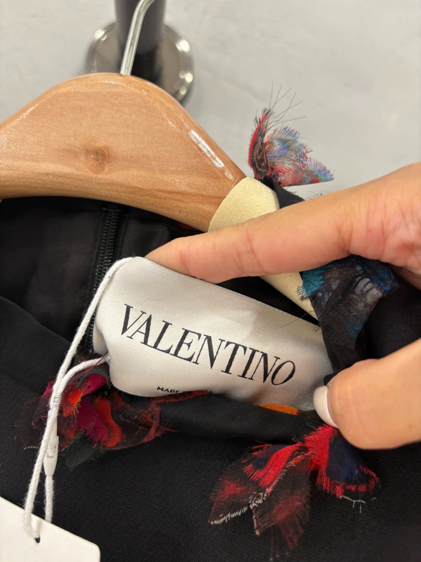 Valentino Valentino Black Butterfly Dress - dmc Size US 31 - 4 Thumbnail