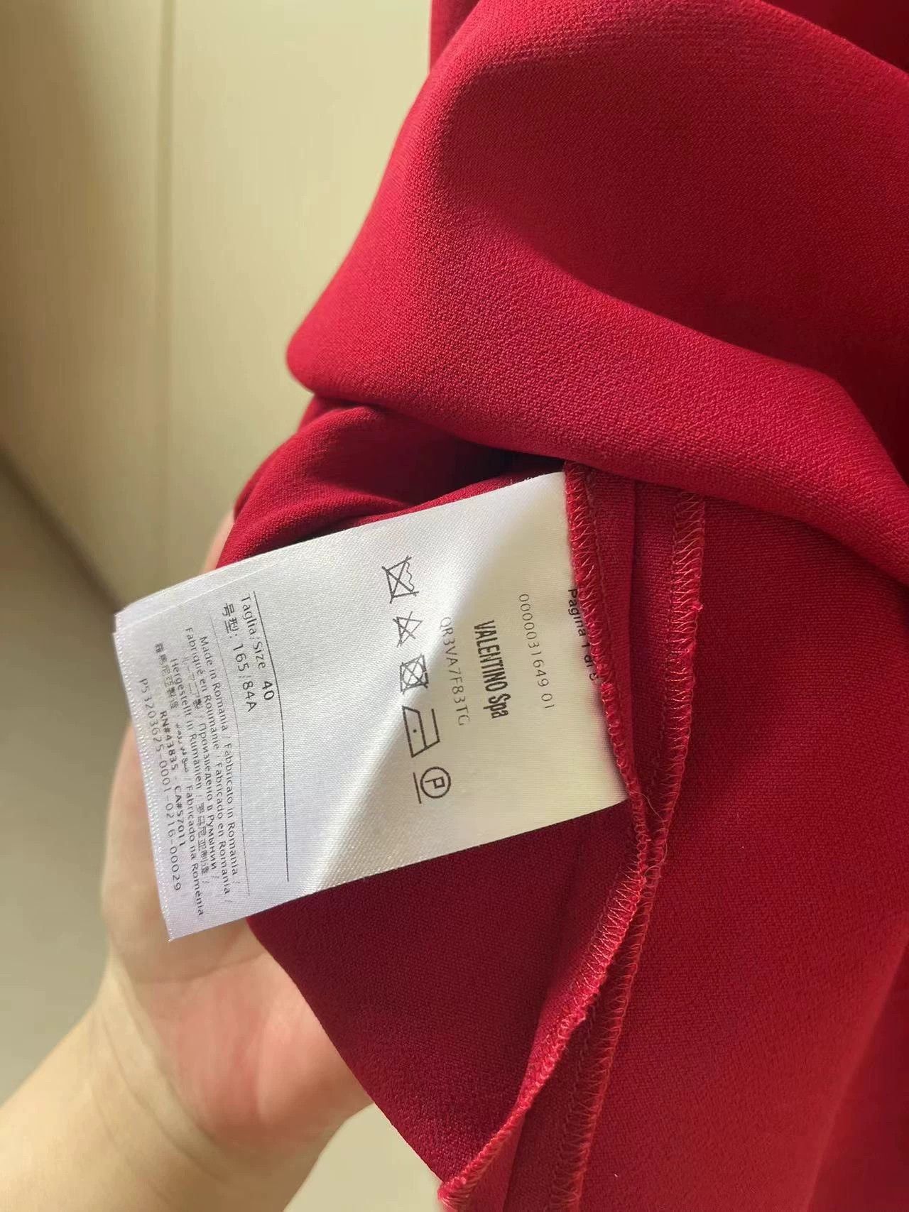 Valentino Valentino Women's Red Dress - dmc Size US M / EU 48-50 / 2 - 6 Thumbnail