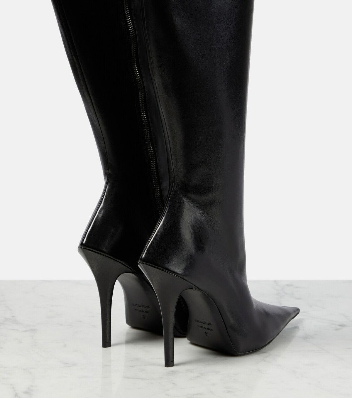 Balenciaga Witch 110 leather boots Size US 9 / IT 39 - 4 Thumbnail