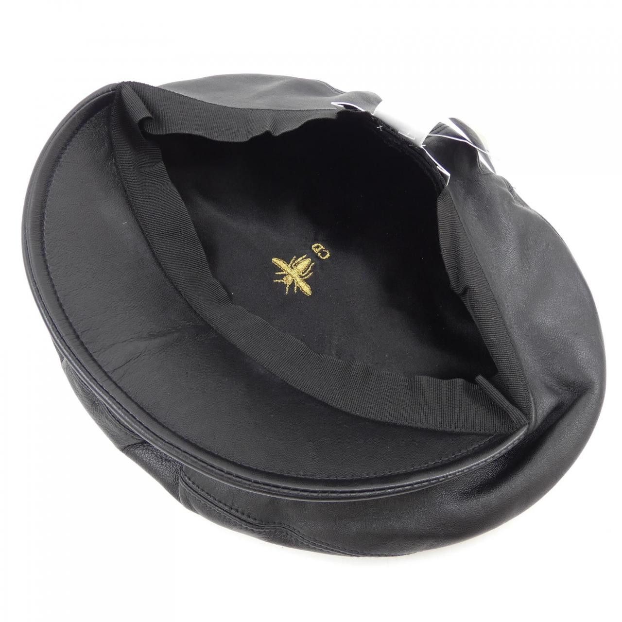 Dior Dior Christian Dior 05DPA918G700 Lamb Leather Cap Leather Hats 05DPA918G700 DUTY FREE for USA Size ONE SIZE - 5 Thumbnail