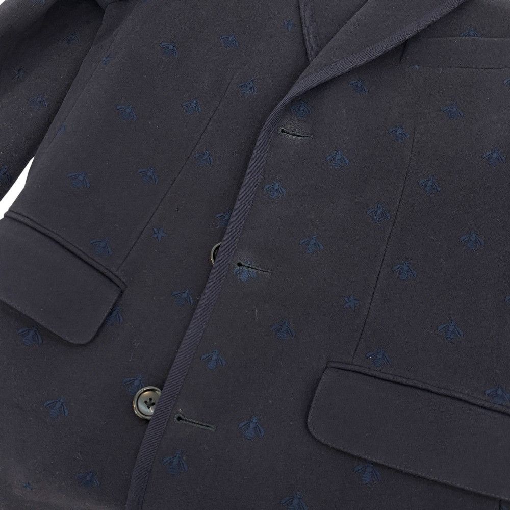 Gucci Gucci Gucci BEE Embroidery Wool Coat Cotton Outerwear 522526 DUTY FREE for USA Size ONE SIZE - 8 Thumbnail