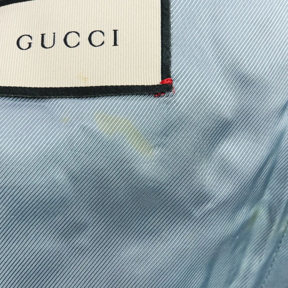 Gucci Gucci Gucci BEE Embroidery Wool Coat Cotton Outerwear 522526 DUTY FREE for USA Size ONE SIZE - 9 Thumbnail
