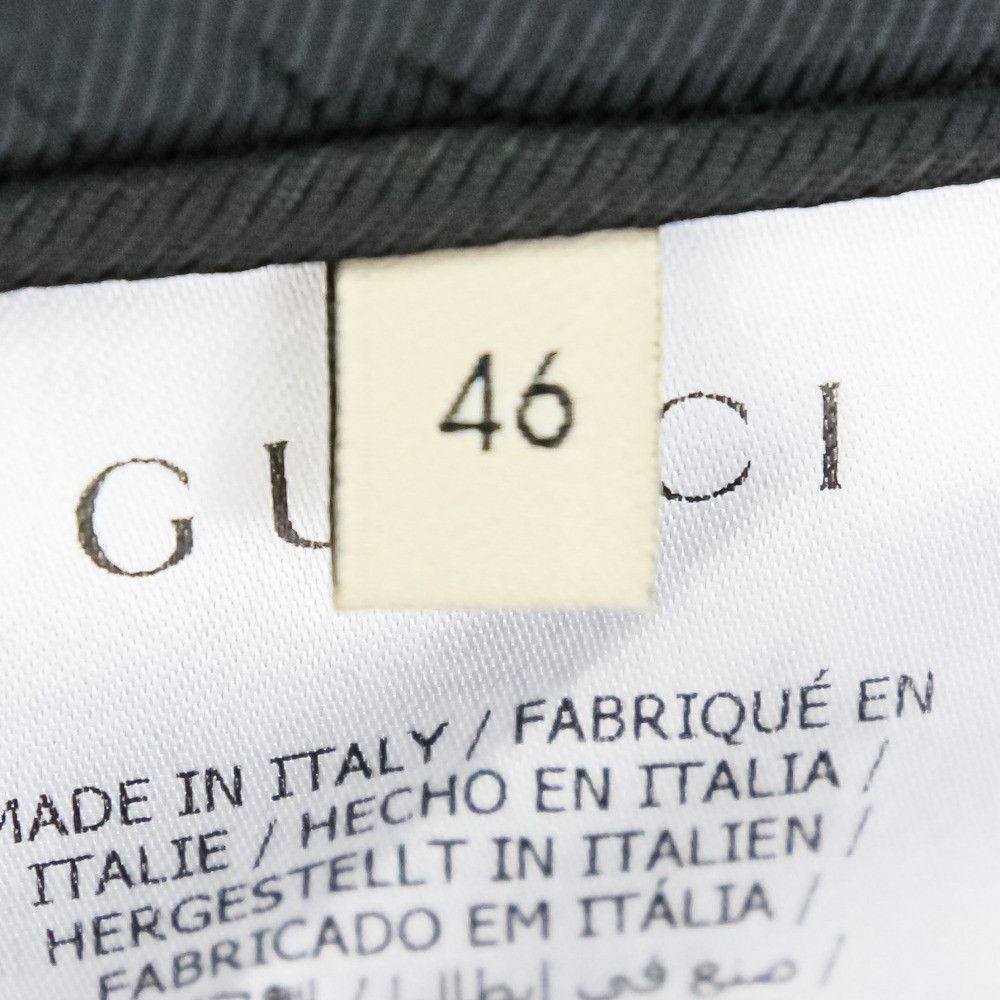 Gucci Gucci Gucci GG Wool Flannel Tailored Jacket Cotton Outerwear 770366 DUTY FREE for USA Size ONE SIZE - 8 Thumbnail