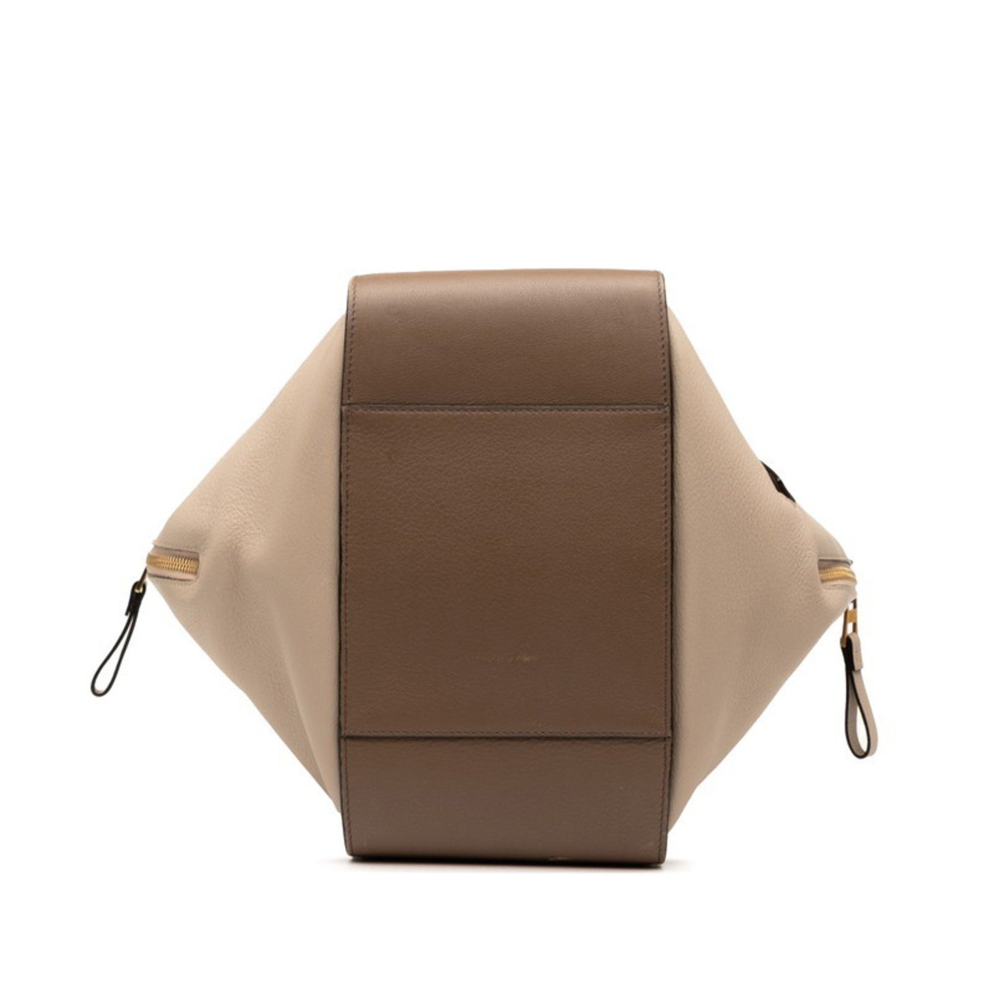 Loewe LOEWE Anagram Hammock Small Handbag/Shoulder Bag, 2-Way, Beige/Brown Leather, Women's Size ONE SIZE - 3 Thumbnail