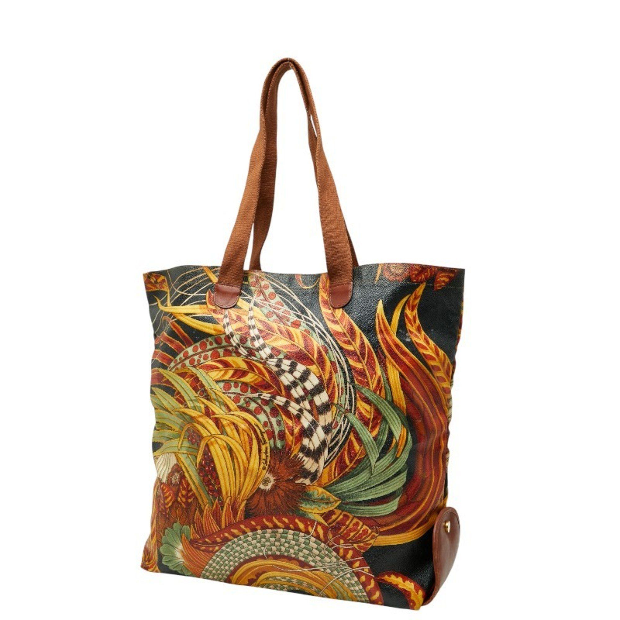 Salvatore Ferragamo Salvatore Ferragamo Botanical Folding Tote Bag in Multicolored Leather for Women Size ONE SIZE - 2 Thumbnail