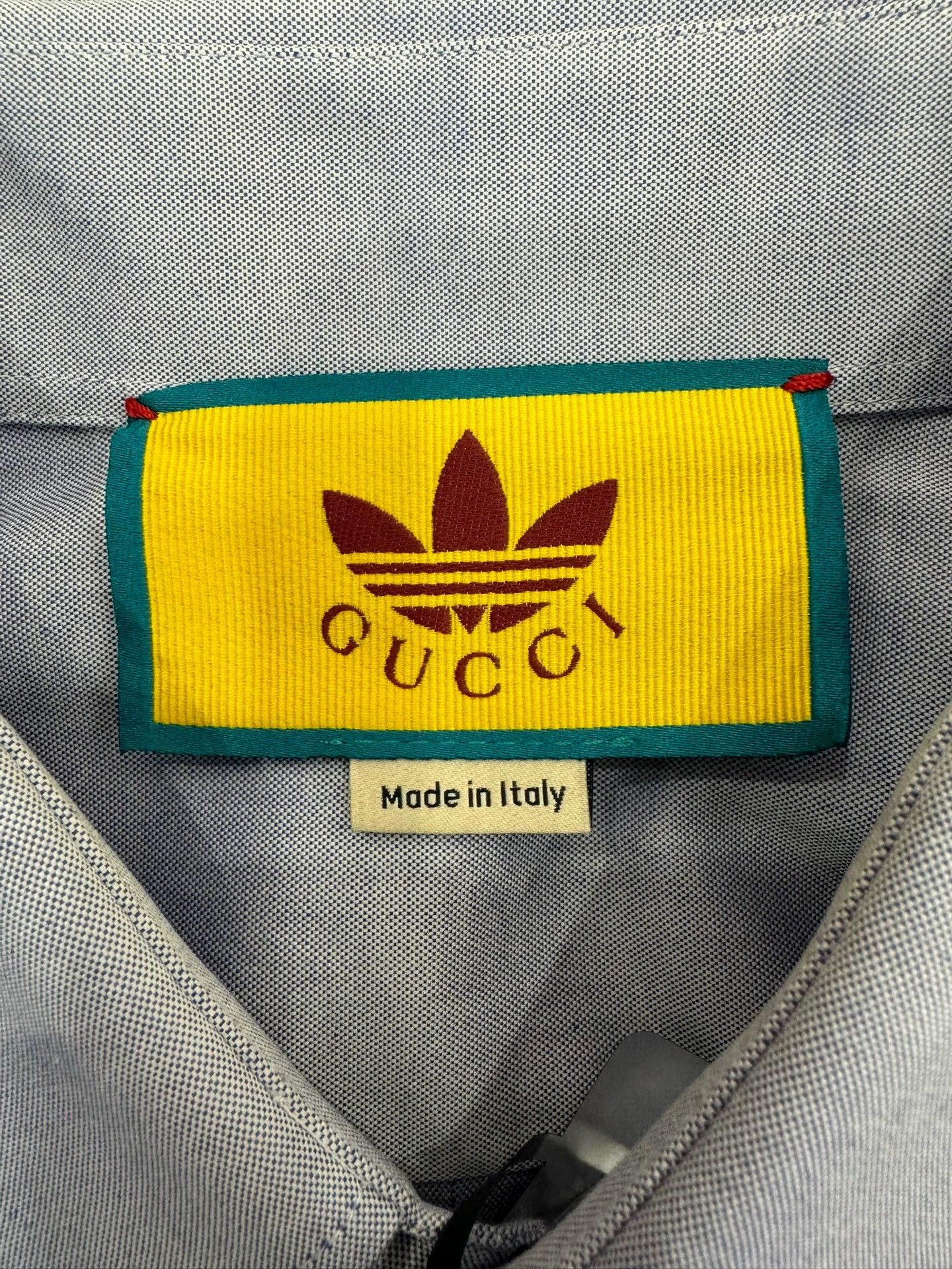 Gucci Gucci x Adidas Blue Logo Shirt - dmc Size US S / EU 44-46 / 1 - 5 Thumbnail