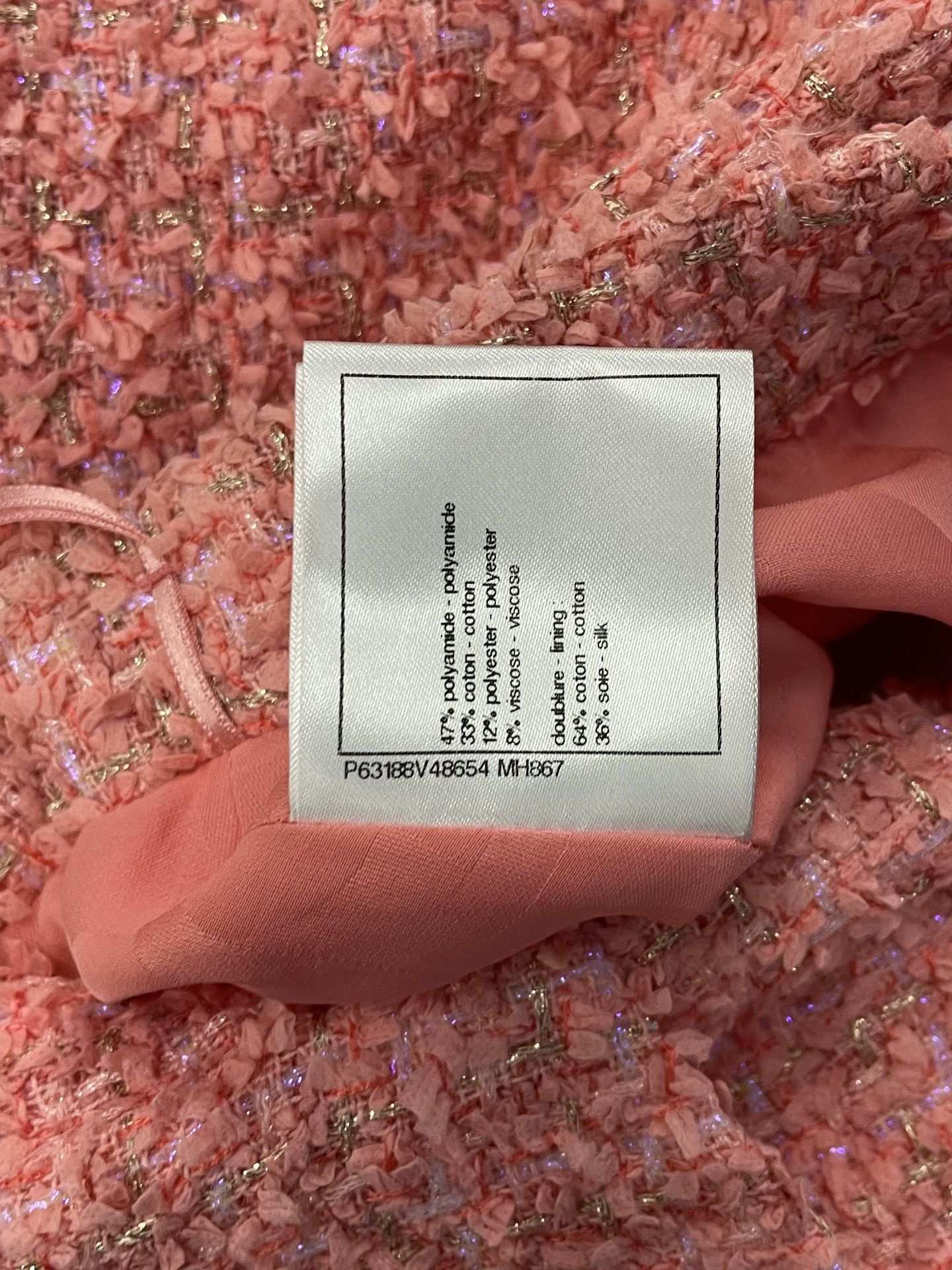 Chanel Chanel Pink Tweed Short Skirt - dmc Size US 31 - 6 Thumbnail