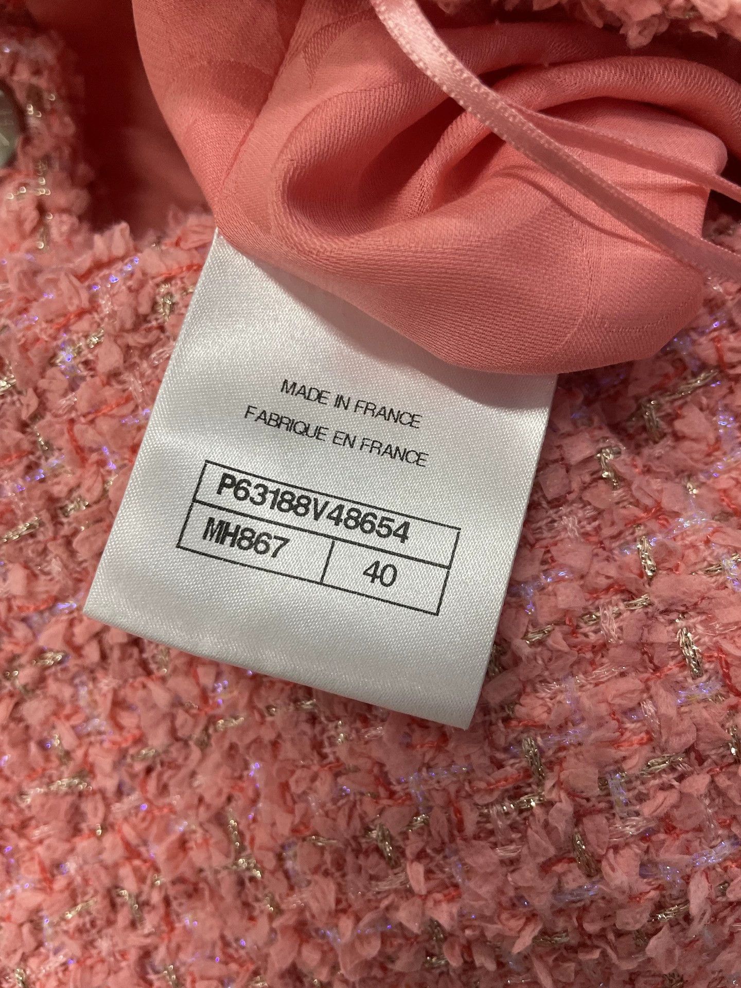 Chanel Chanel Pink Tweed Short Skirt - dmc Size US 31 - 5 Thumbnail