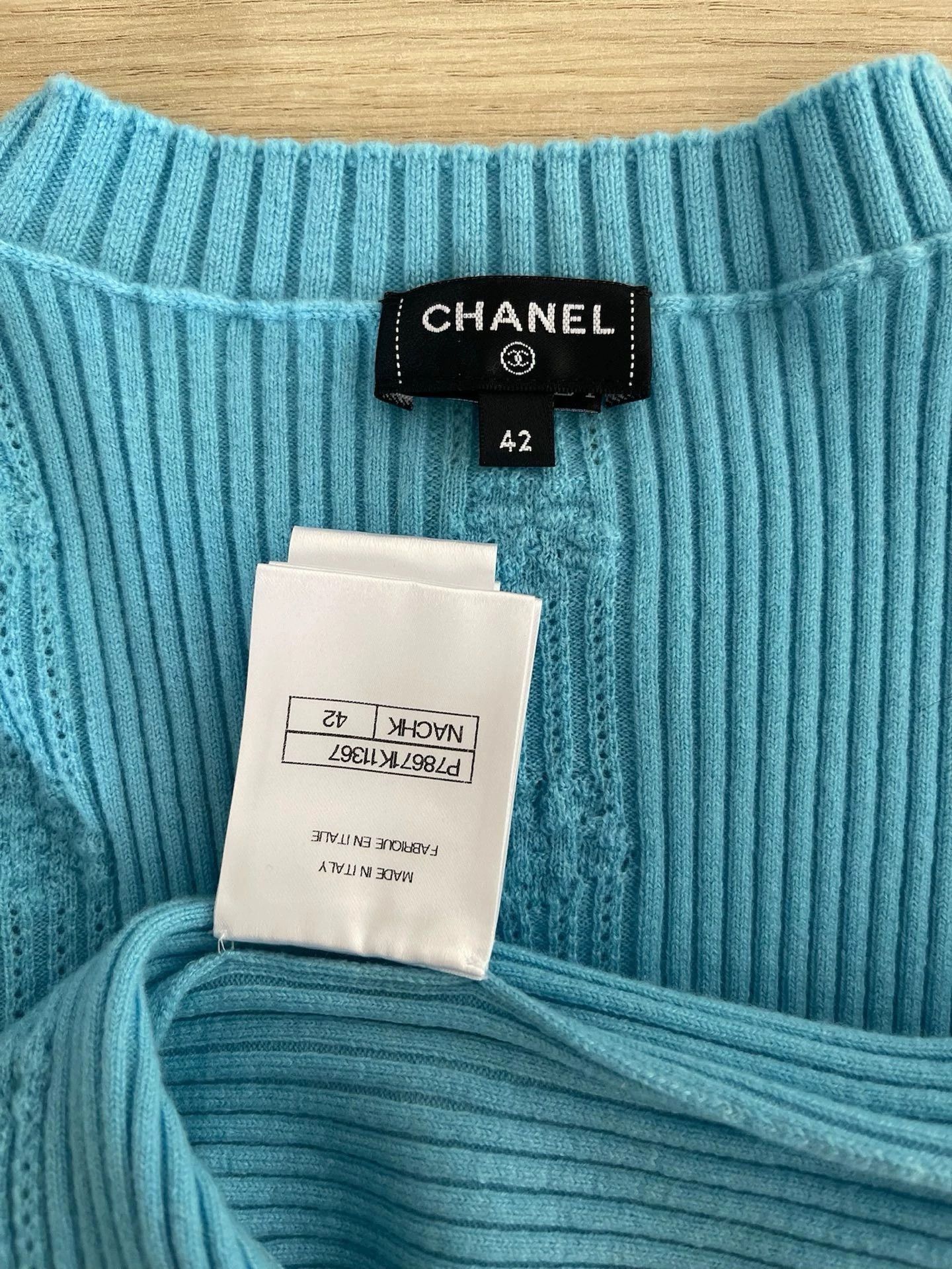 Chanel Chanel 2025 Blue Belted Top - dmc Size US M / EU 48-50 / 2 - 4 Thumbnail
