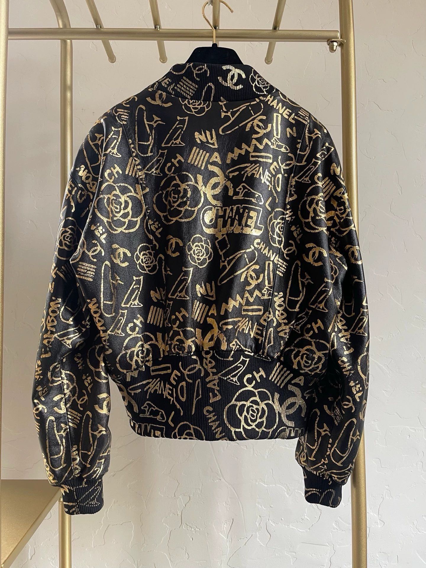 Chanel Chanel Egypt Graffiti Leather Jacket - dmc Size US M / EU 48-50 / 2 - 2 Thumbnail