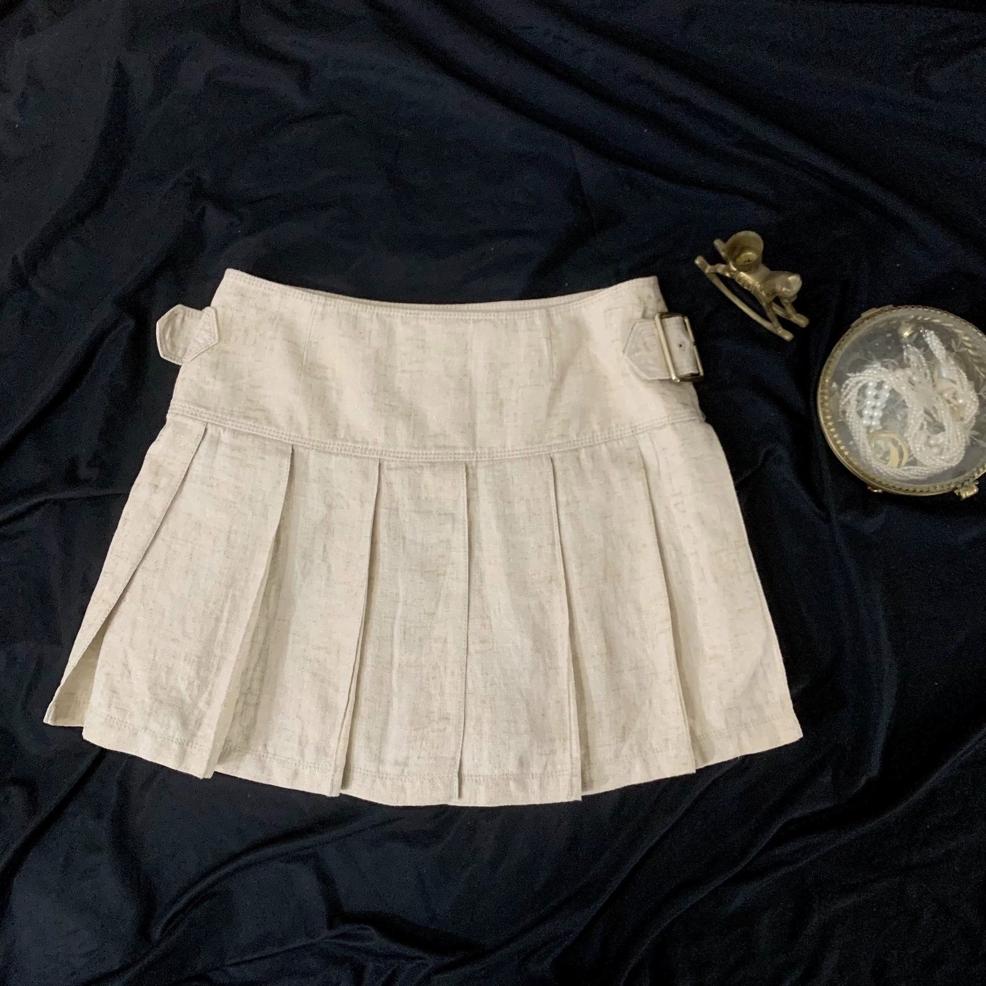 Burberry Burberry Pleated Mini Skirt with Logo - dmc Size US 28 / EU 44 - 6 Thumbnail