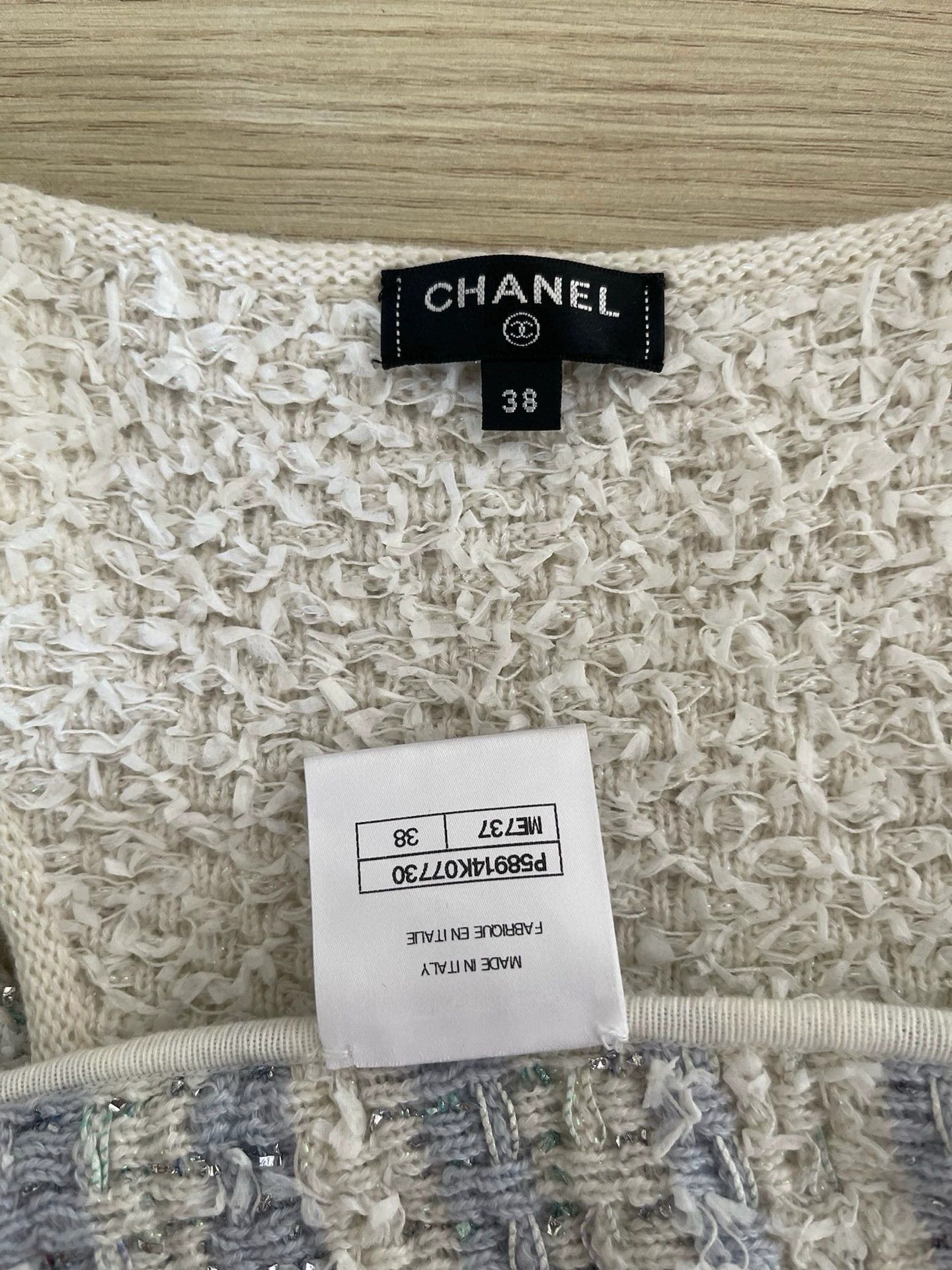 Chanel Chanel Waterfall Series Sleeveless Top - dmc Size US M / EU 48-50 / 2 - 3 Thumbnail