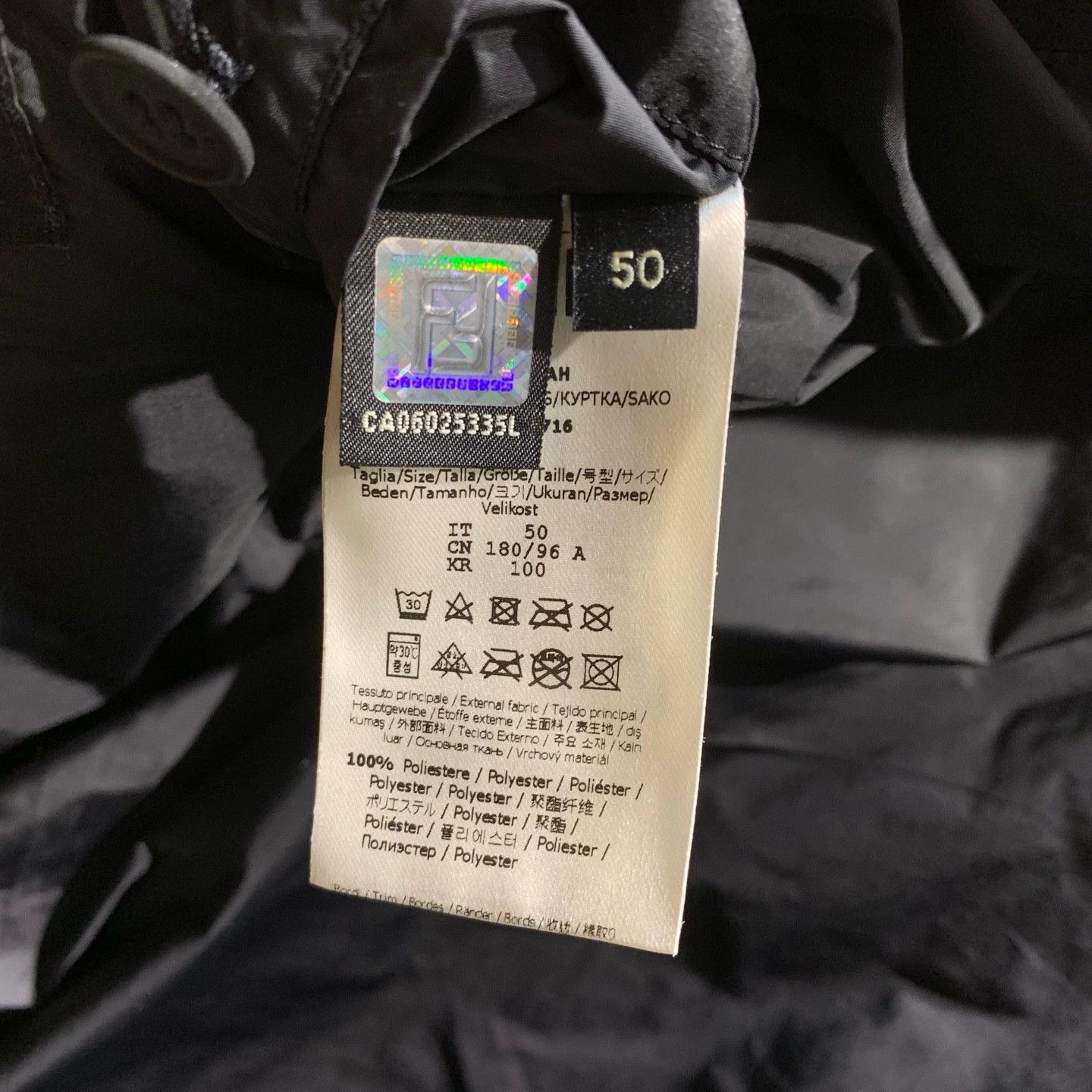 Fendi Fendi Designed Flight Jacket - dmc Size US XL / EU 56 / 4 - 4 Thumbnail