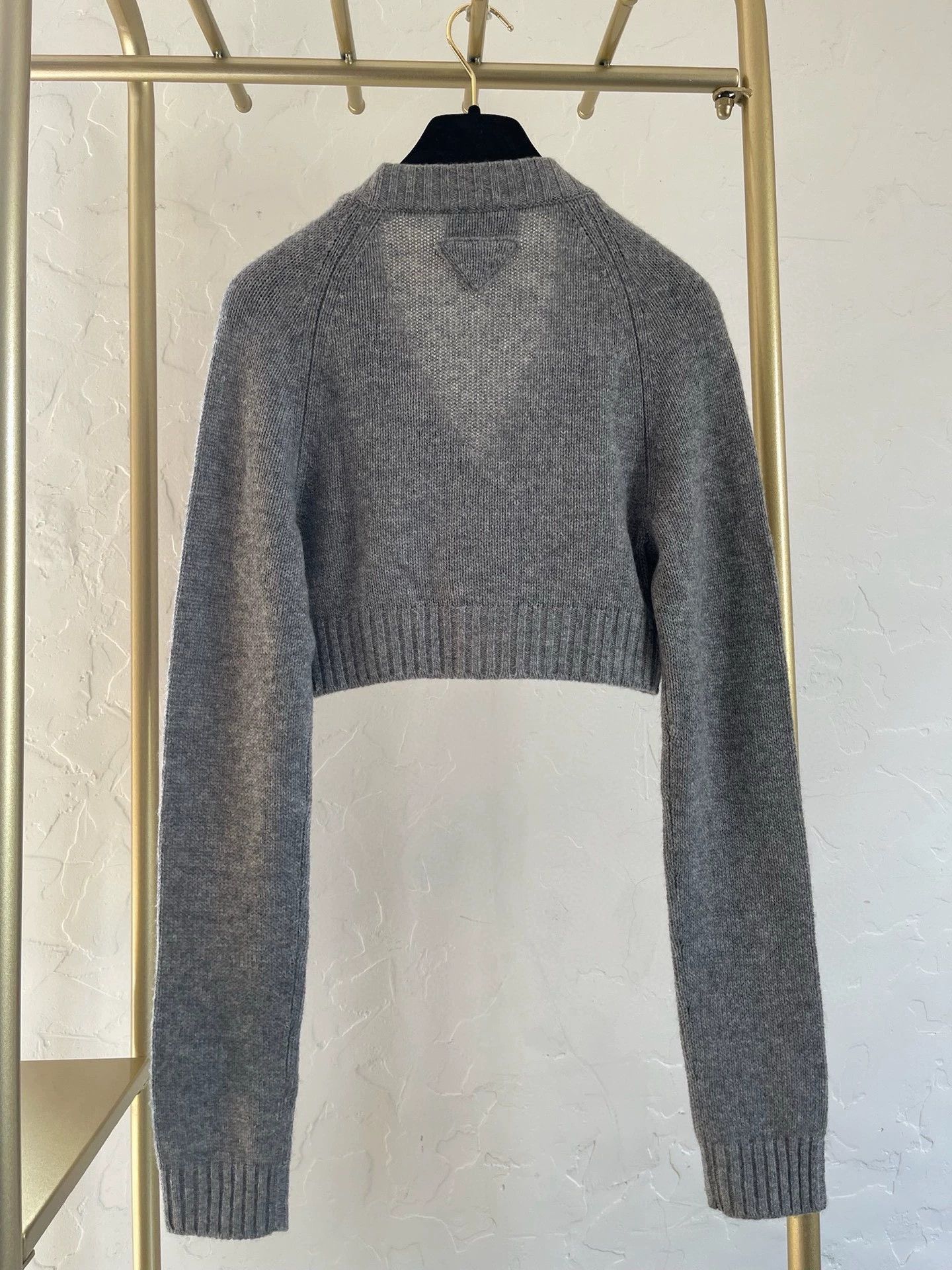 Prada Prada Classic Gray Short Cardigan - dmc Size US S / EU 44-46 / 1 - 2 Thumbnail
