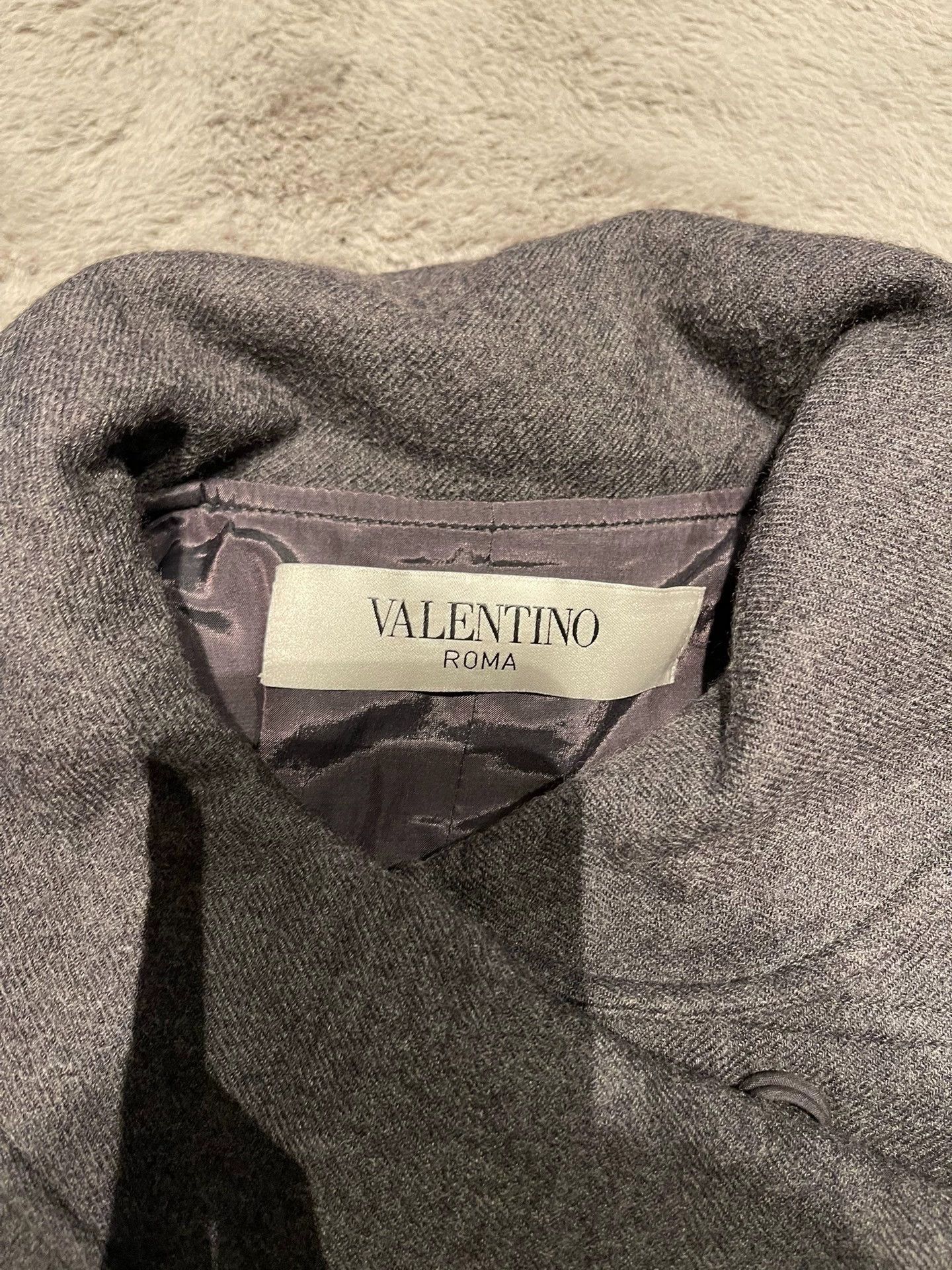 Valentino Valentino Gray Wool Coat Size 8 - dmc Size US M / EU 48-50 / 2 - 4 Thumbnail