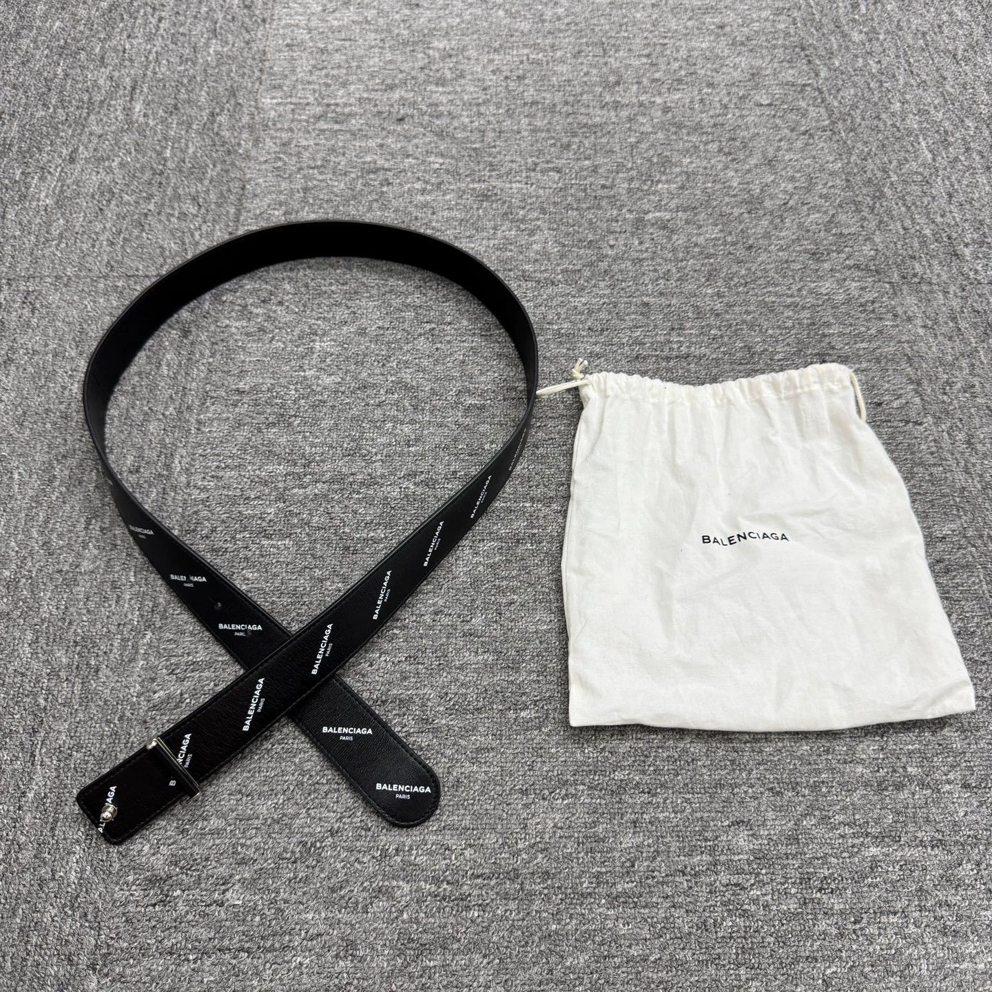 Balenciaga Balenciaga Logo Print Belt - dmc Size ONE SIZE - 2 Thumbnail