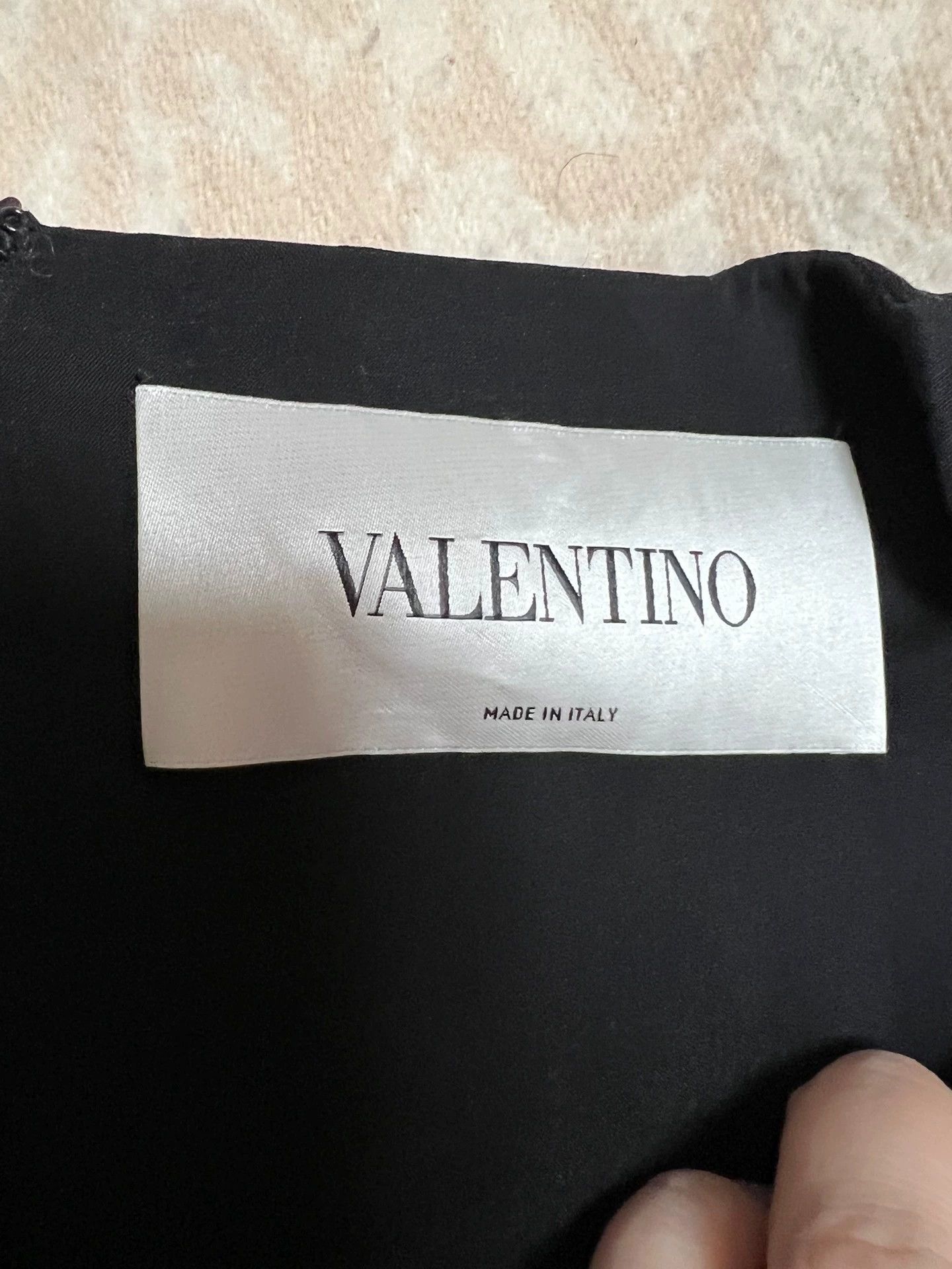 Valentino Valentino Wool Silk Flared Sleeve Dress - dmc Size US 31 - 3 Thumbnail
