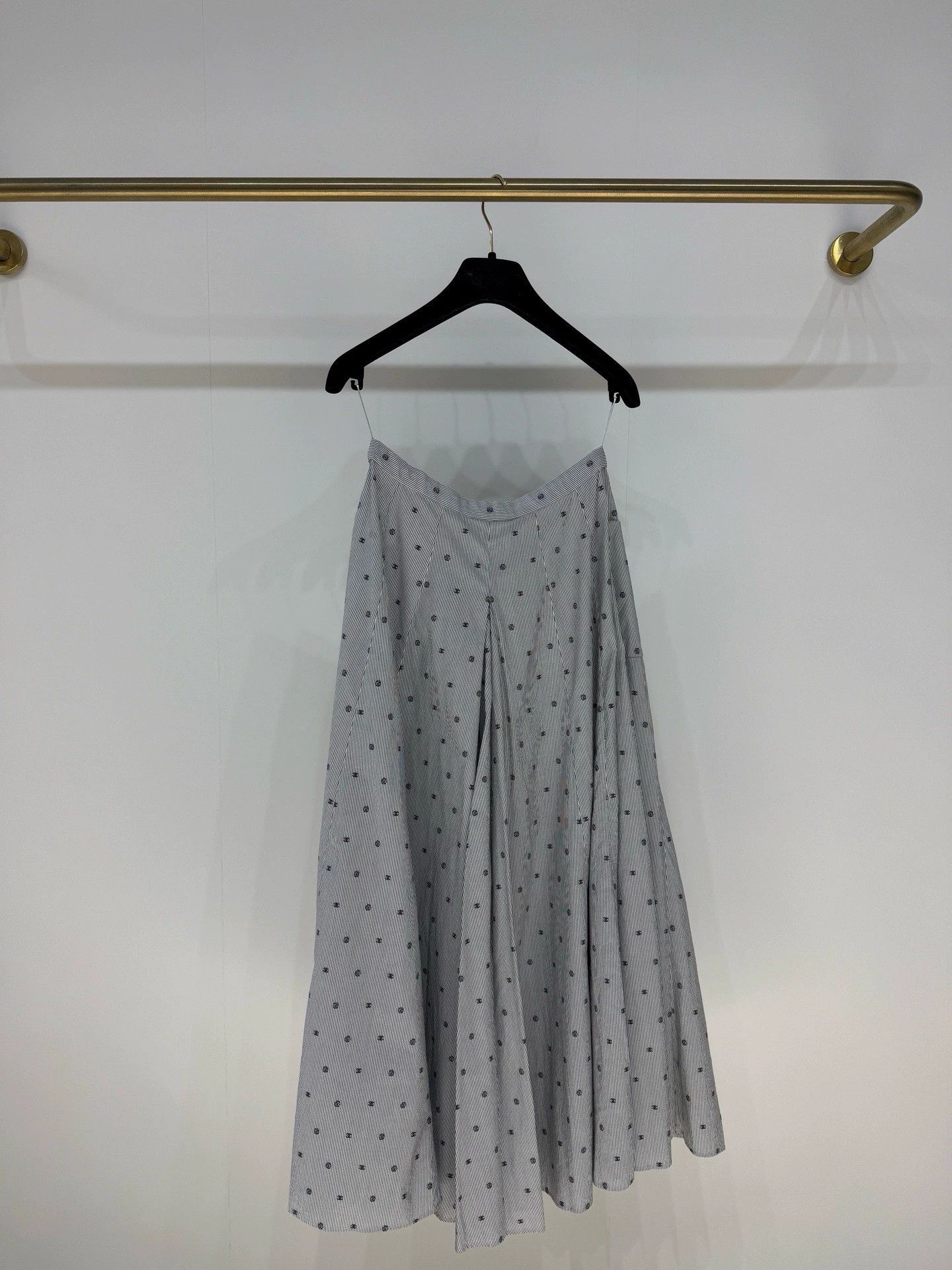 Chanel Chanel 22S Polka Dot Stripe Skirt - dmc Size US 36 / EU 52 - 2 Thumbnail