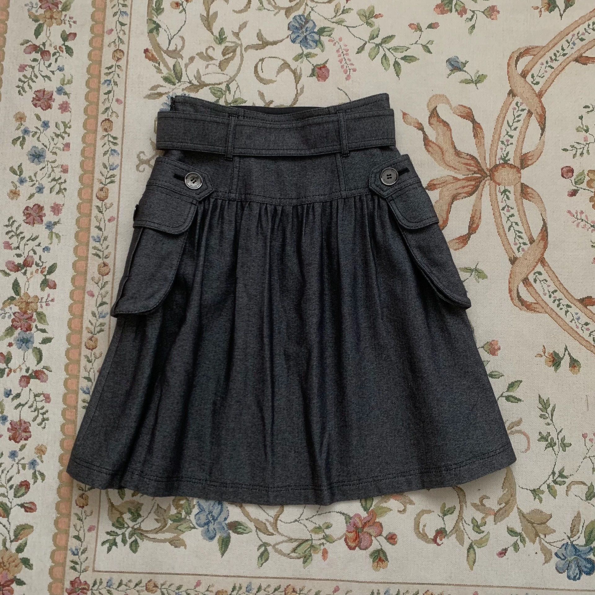 Burberry Burberry Vintage War Horse Logo Belt Skirt - dmc Size US 26 / EU 42 - 6 Thumbnail