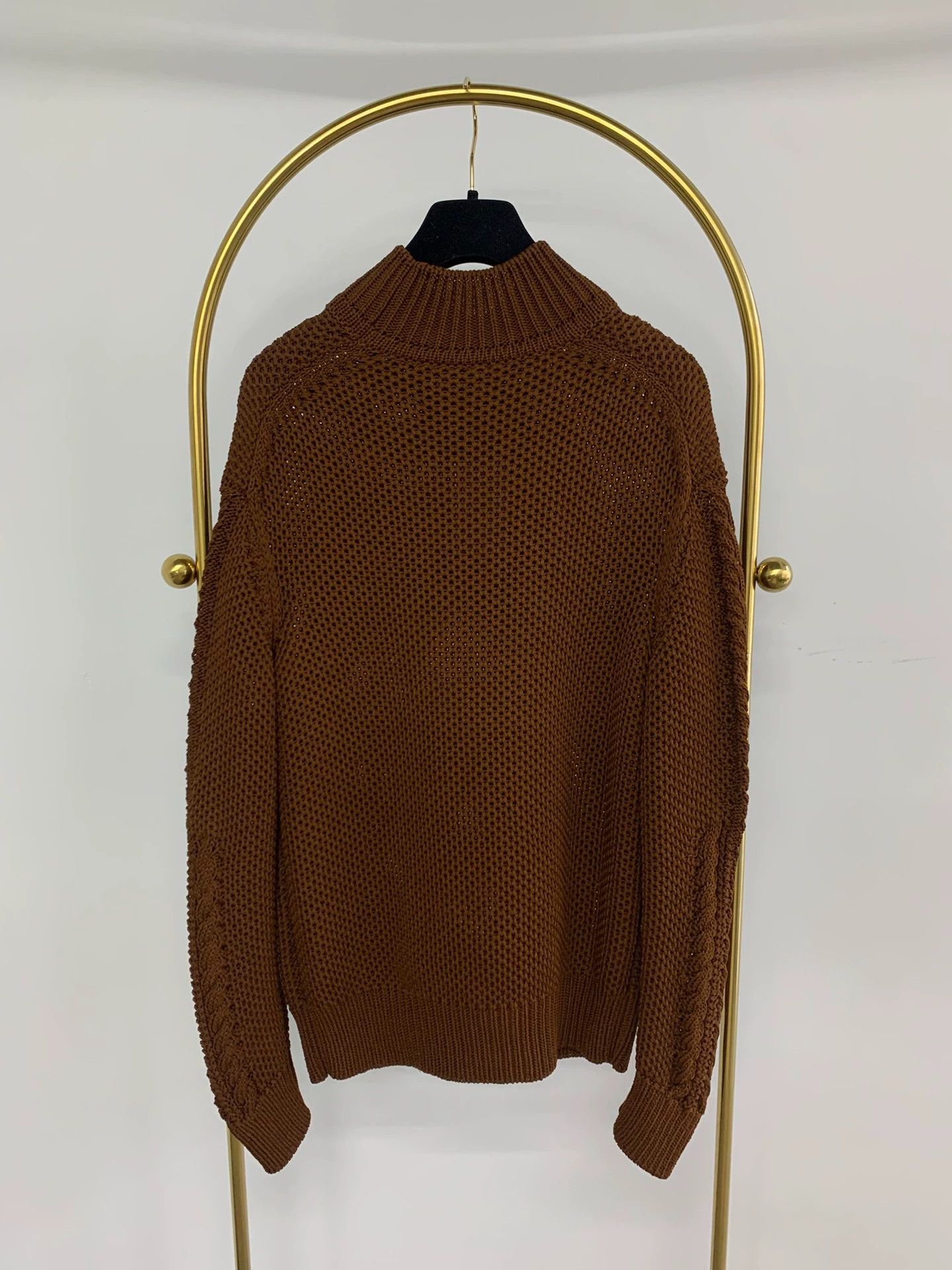 Hermes Hermes Brown Turtleneck Knit Sweater - dmc Size US XS / EU 42 / 0 - 3 Thumbnail