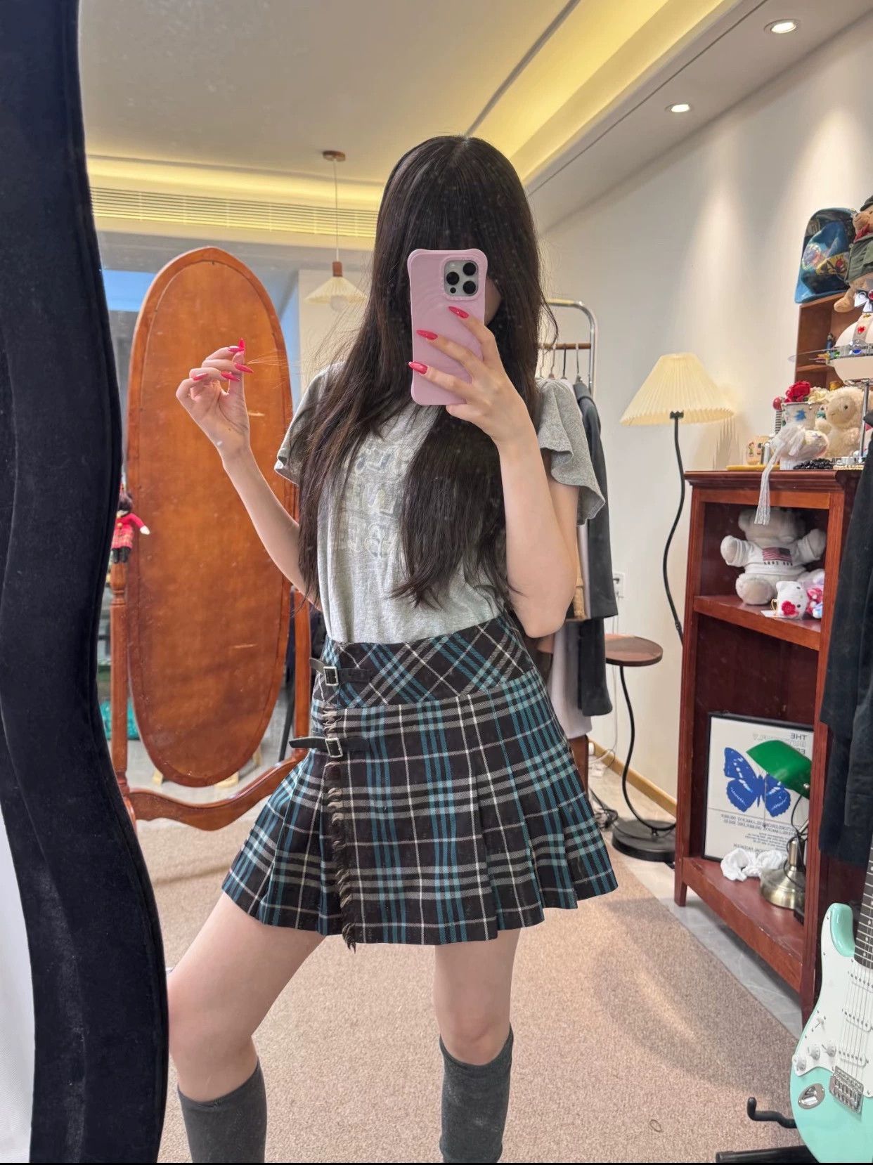 Burberry Burberry Vintage Wool Plaid Skirt - dmc Size US 36 / EU 52 - 6 Thumbnail