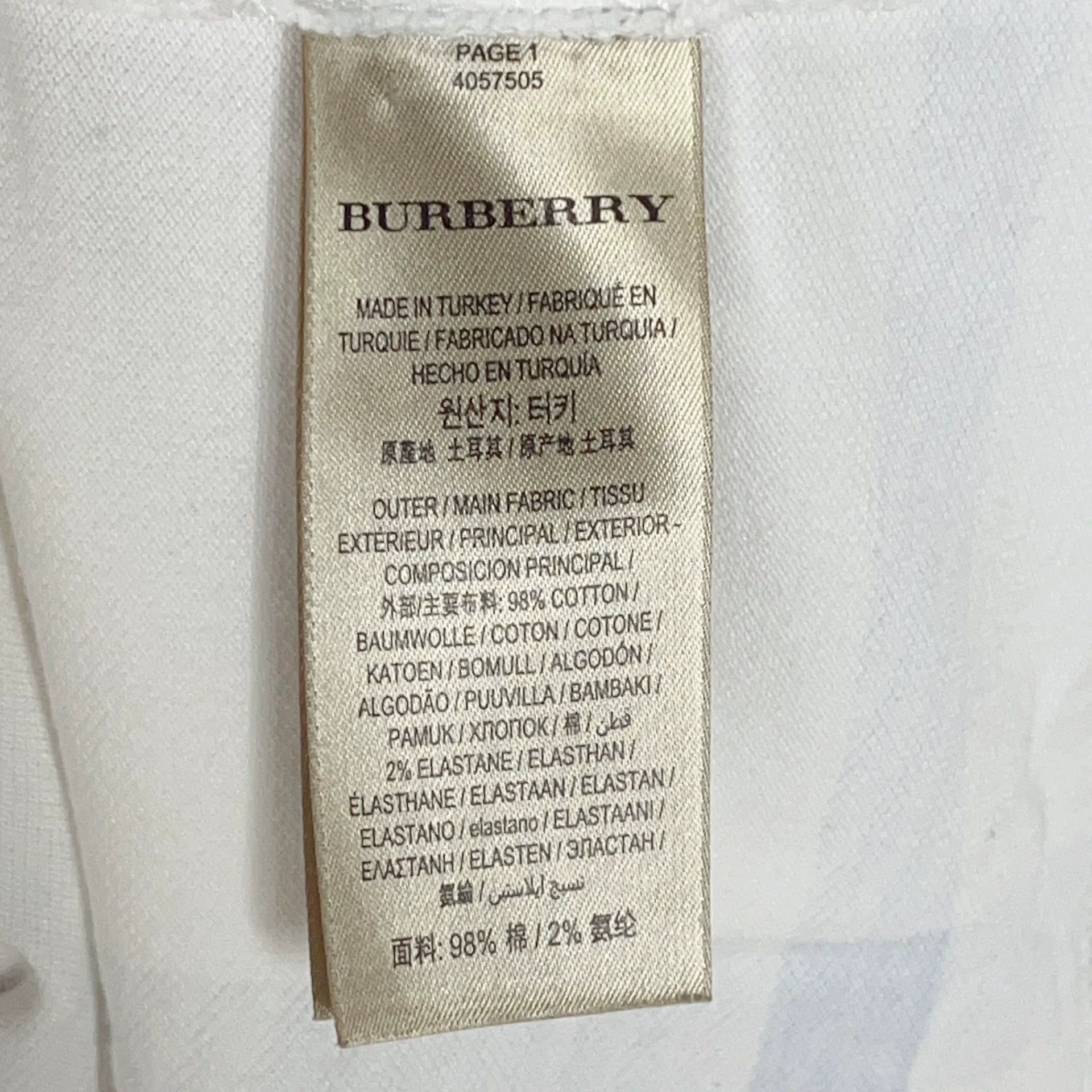 Burberry Burberry Check Short Sleeve Polo Shirt - dmc Size US M / EU 48-50 / 2 - 5 Thumbnail
