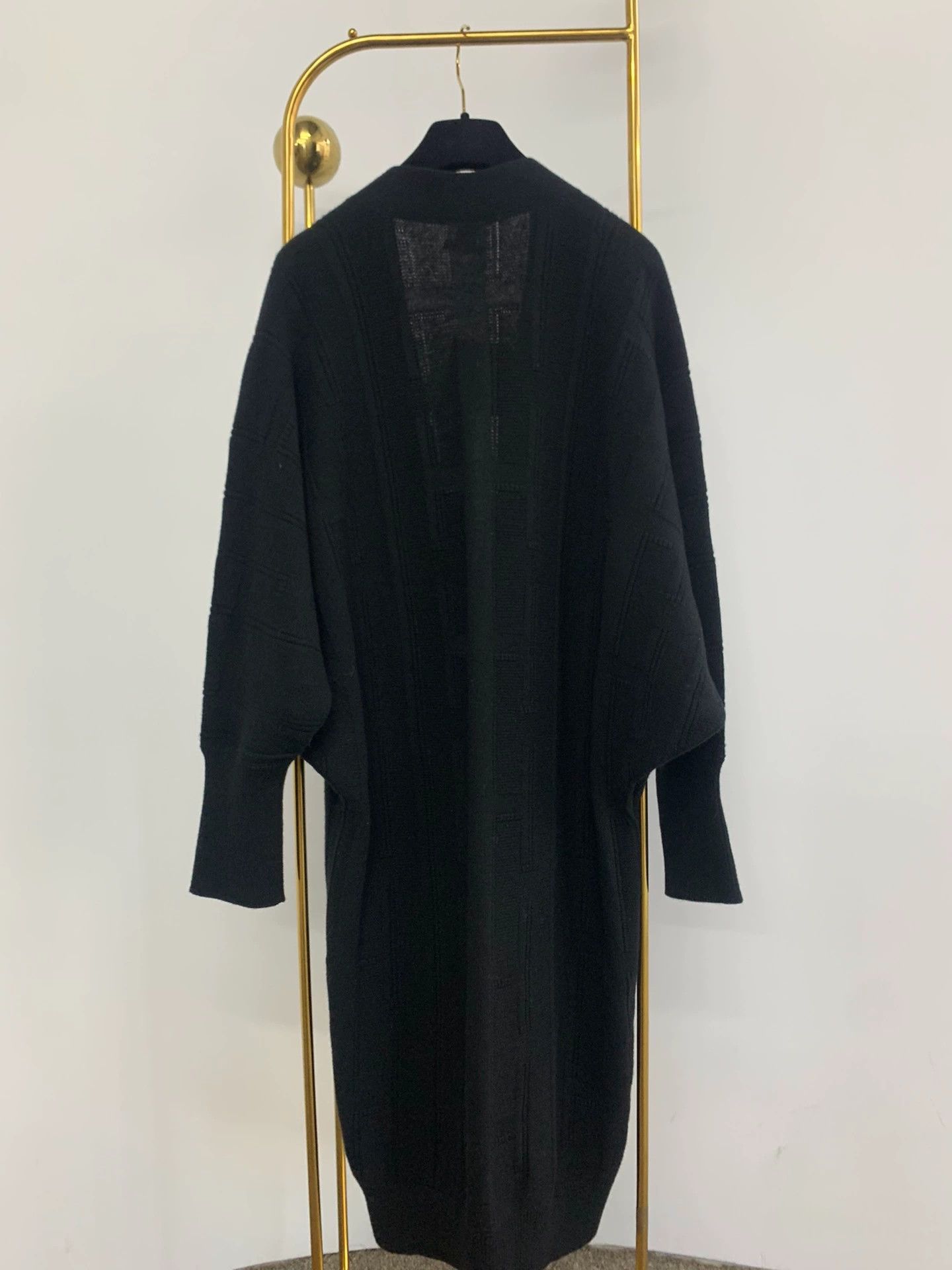 Hermes Hermes Black Wool Long Cardigan - dmc Size US S / EU 44-46 / 1 - 3 Thumbnail