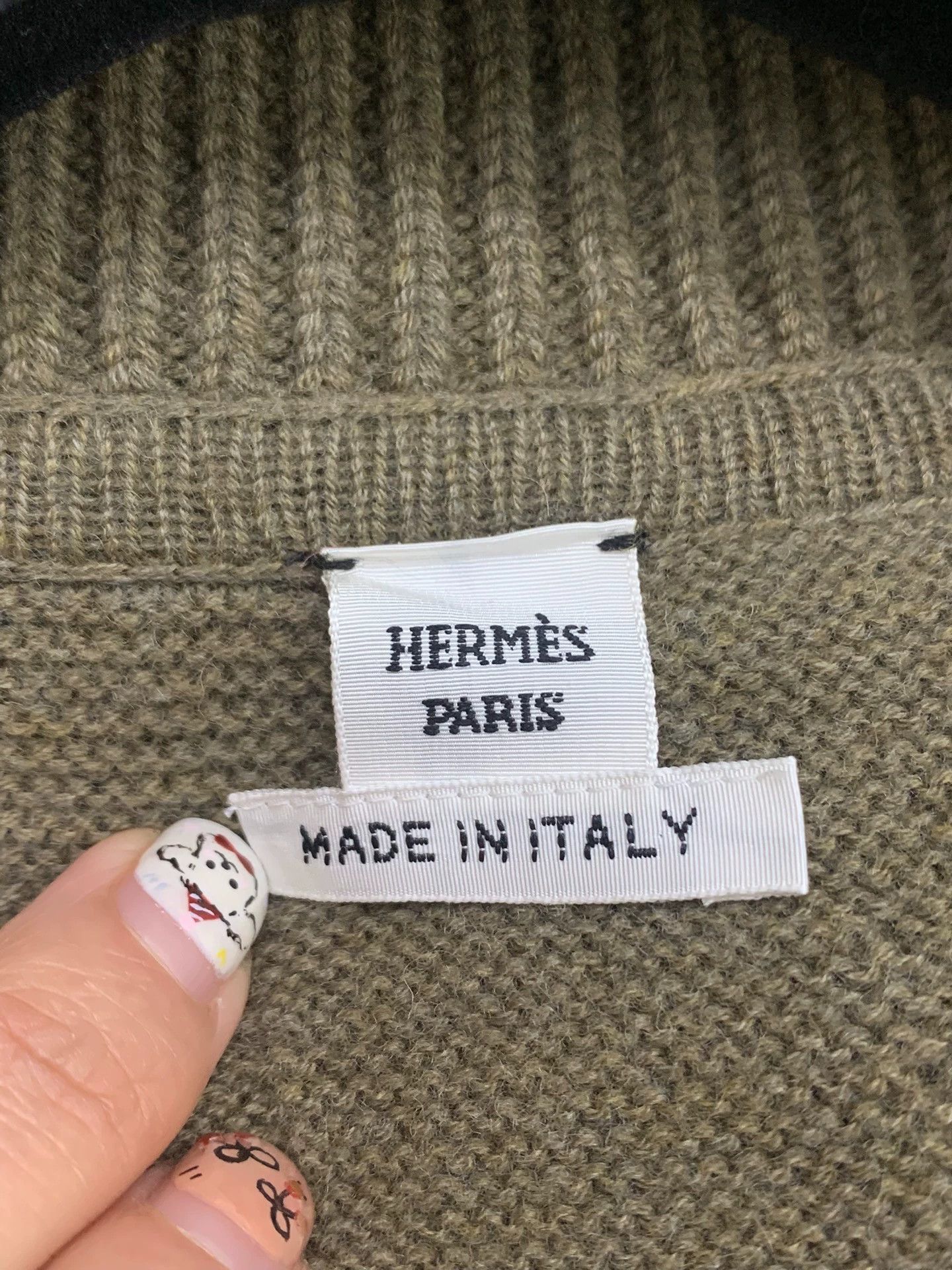 Hermes Hermes Green Wool Knit Sweater - dmc Size US XS / EU 42 / 0 - 4 Thumbnail