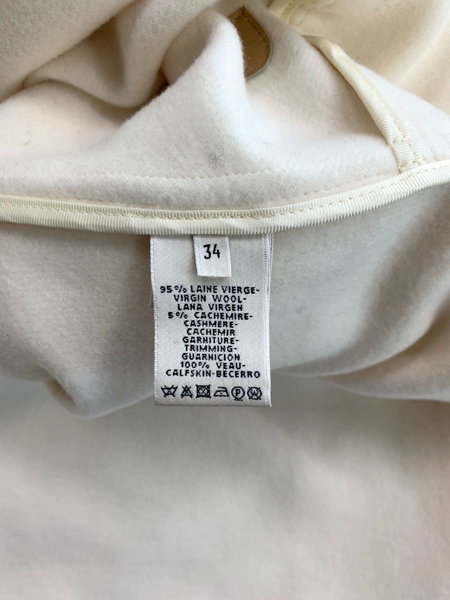 Hermes Hermes White Patchwork Leather Coat - dmc Size US M / EU 48-50 / 2 - 5 Thumbnail