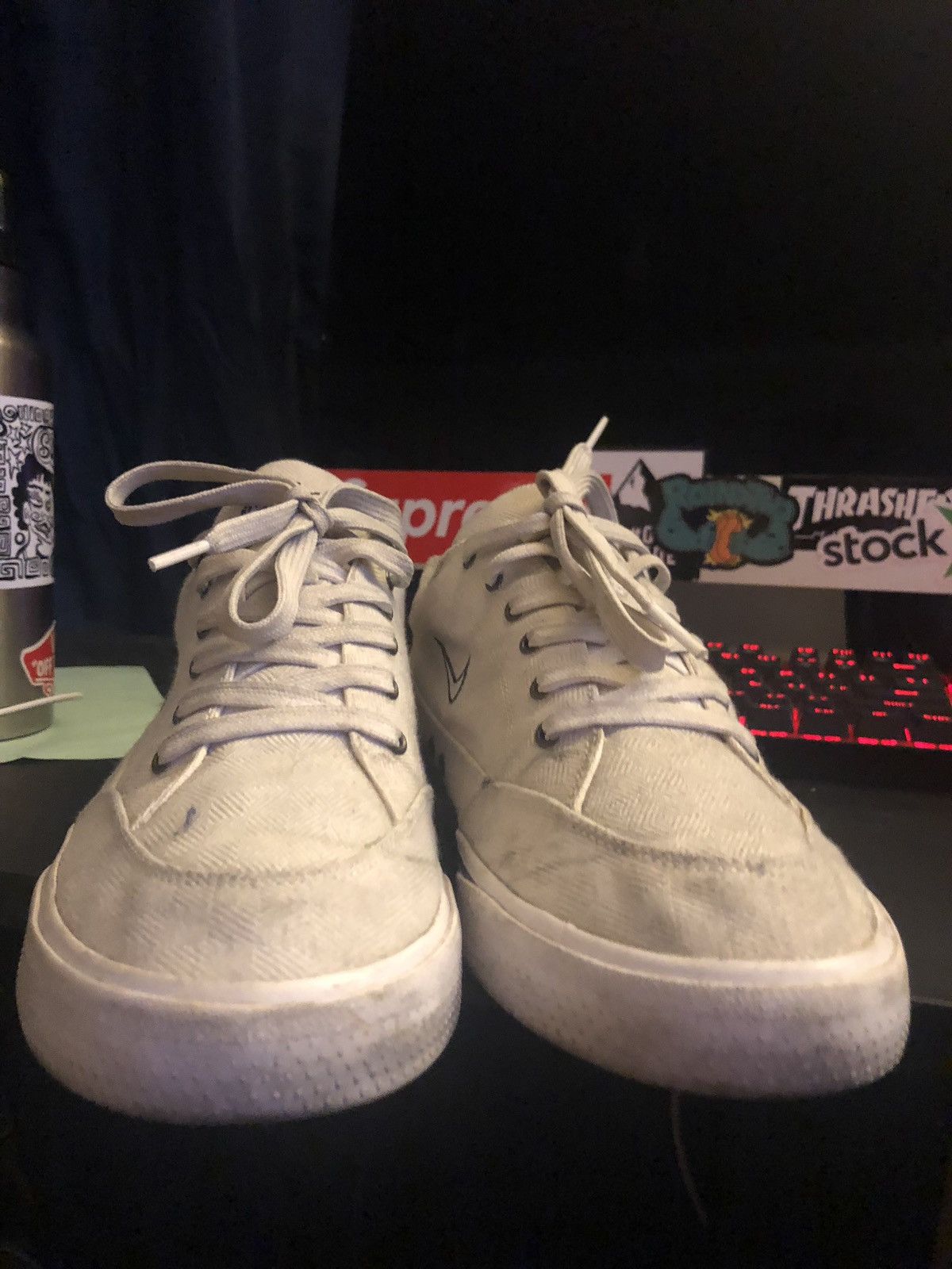 Nike × Supreme Nike SB GTS White Size US 11 / EU 44 - 4 Thumbnail