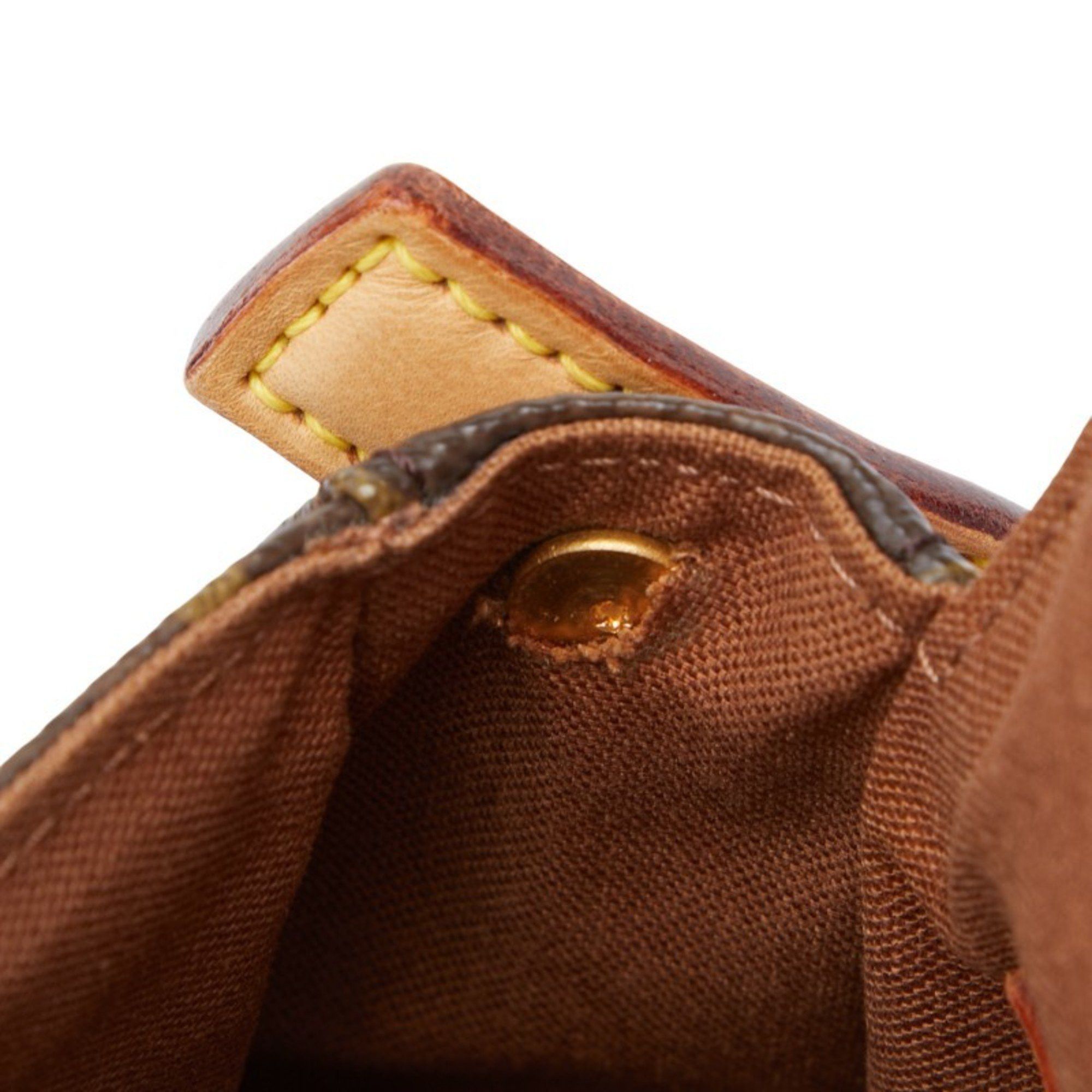 Louis Vuitton Louis Vuitton Monogram Mini Looping Shoulder Bag/Handbag M51147 Brown Leather Women's LOUIS VUITTON Size ONE SIZE - 8 Thumbnail
