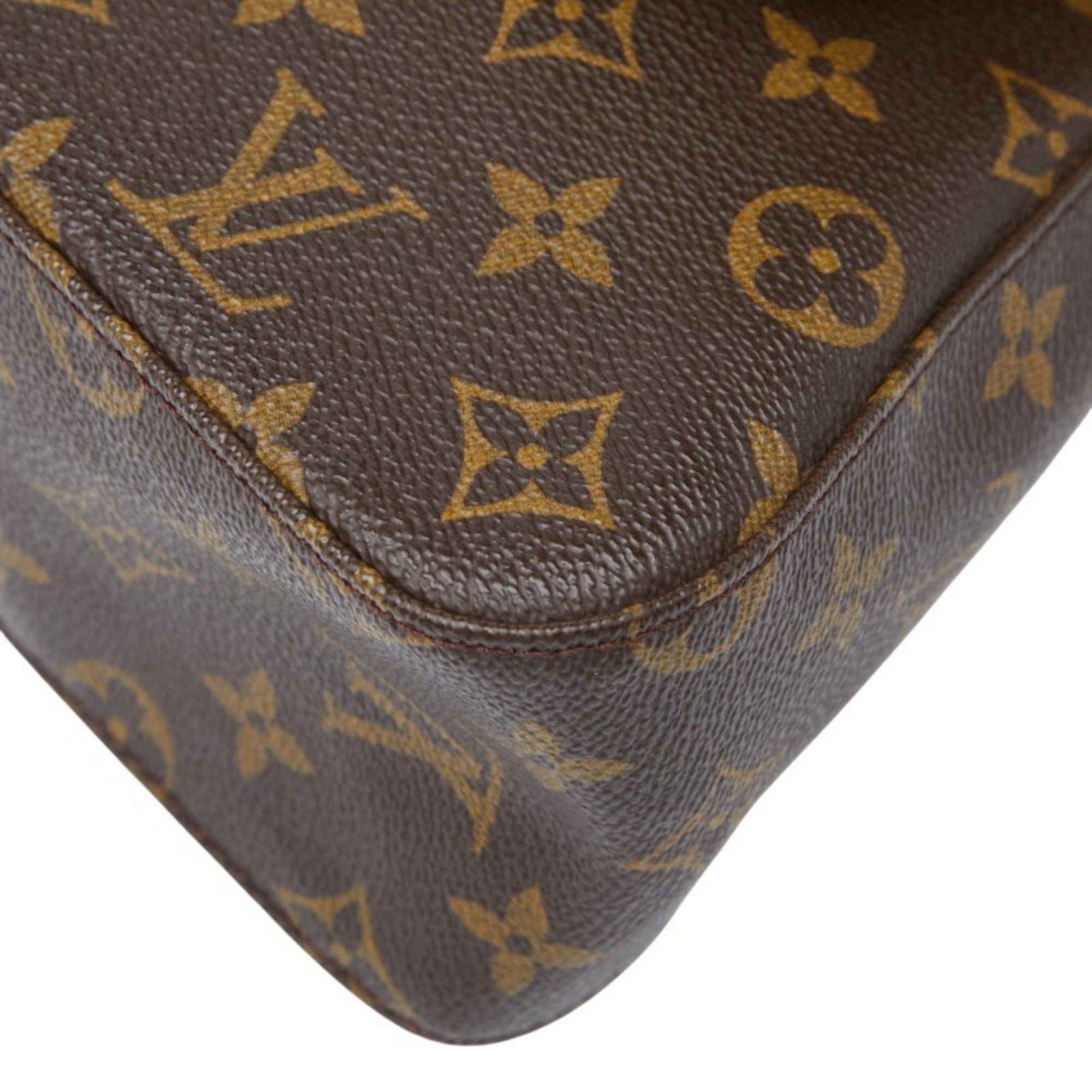 Louis Vuitton Louis Vuitton Monogram Mini Looping Shoulder Bag/Handbag M51147 Brown Leather Women's LOUIS VUITTON Size ONE SIZE - 4 Thumbnail