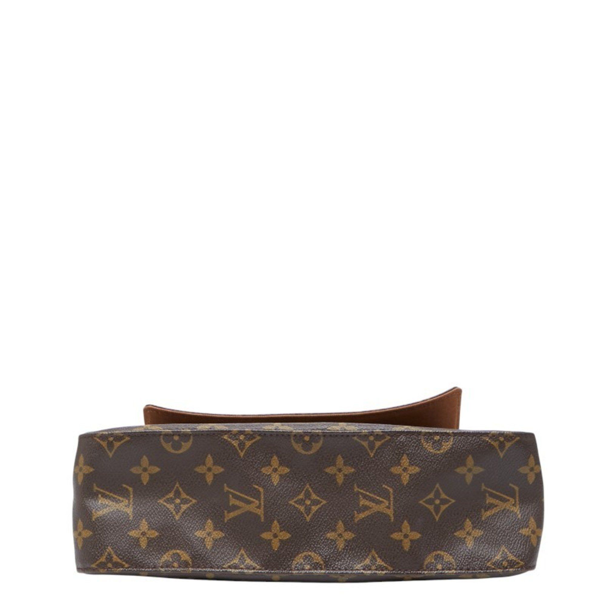 Louis Vuitton Louis Vuitton Monogram Mini Looping Shoulder Bag/Handbag M51147 Brown Leather Women's LOUIS VUITTON Size ONE SIZE - 3 Thumbnail
