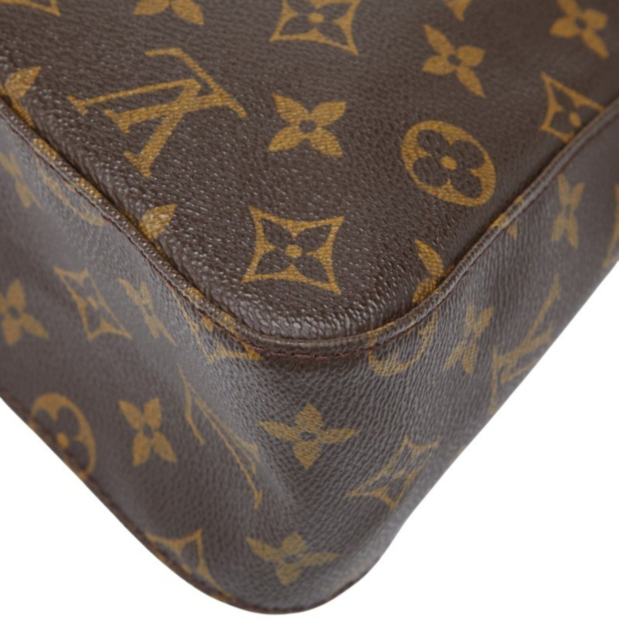 Louis Vuitton Louis Vuitton Monogram Mini Looping Shoulder Bag/Handbag M51147 Brown Leather Women's LOUIS VUITTON Size ONE SIZE - 6 Thumbnail