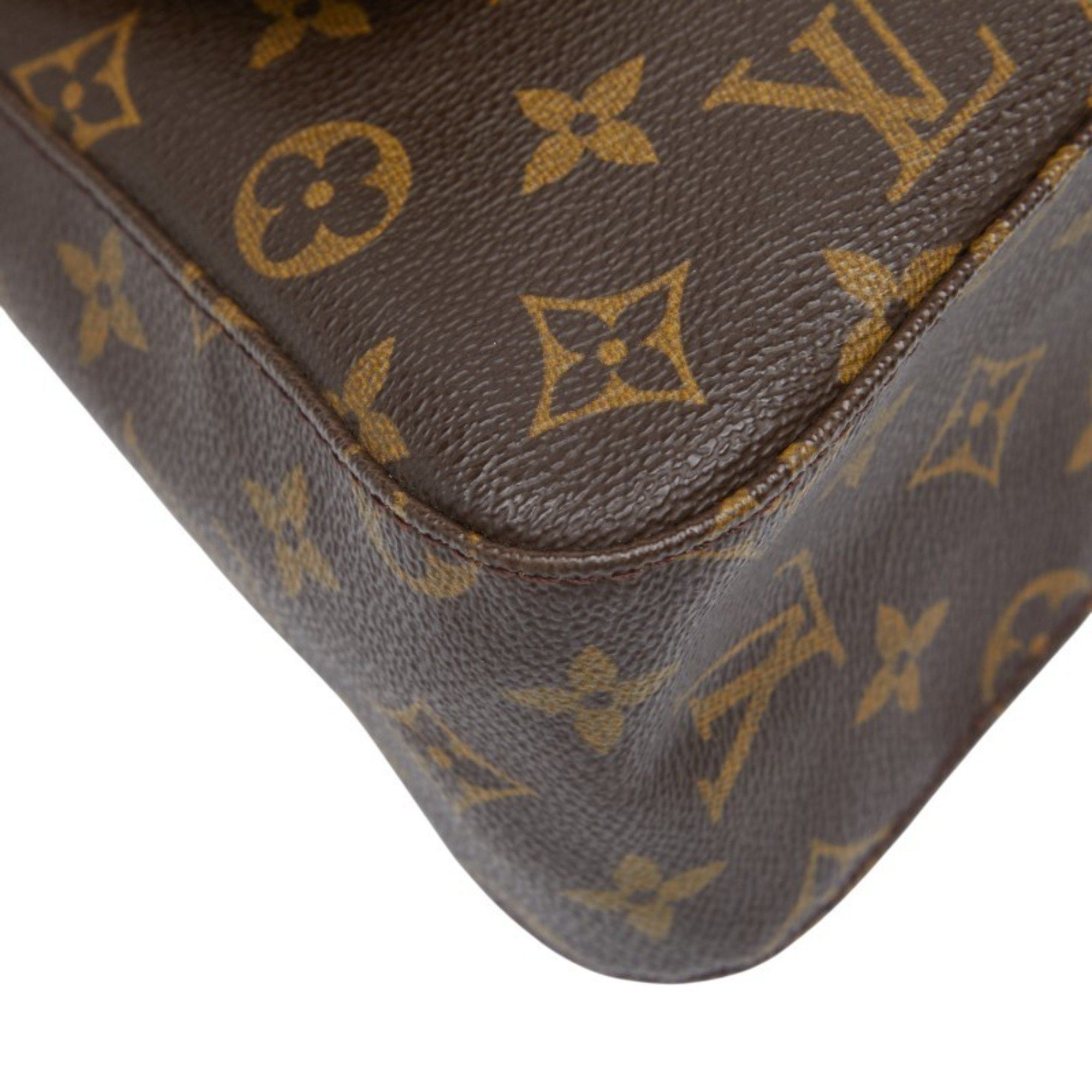 Louis Vuitton Louis Vuitton Monogram Mini Looping Shoulder Bag/Handbag M51147 Brown Leather Women's LOUIS VUITTON Size ONE SIZE - 5 Thumbnail