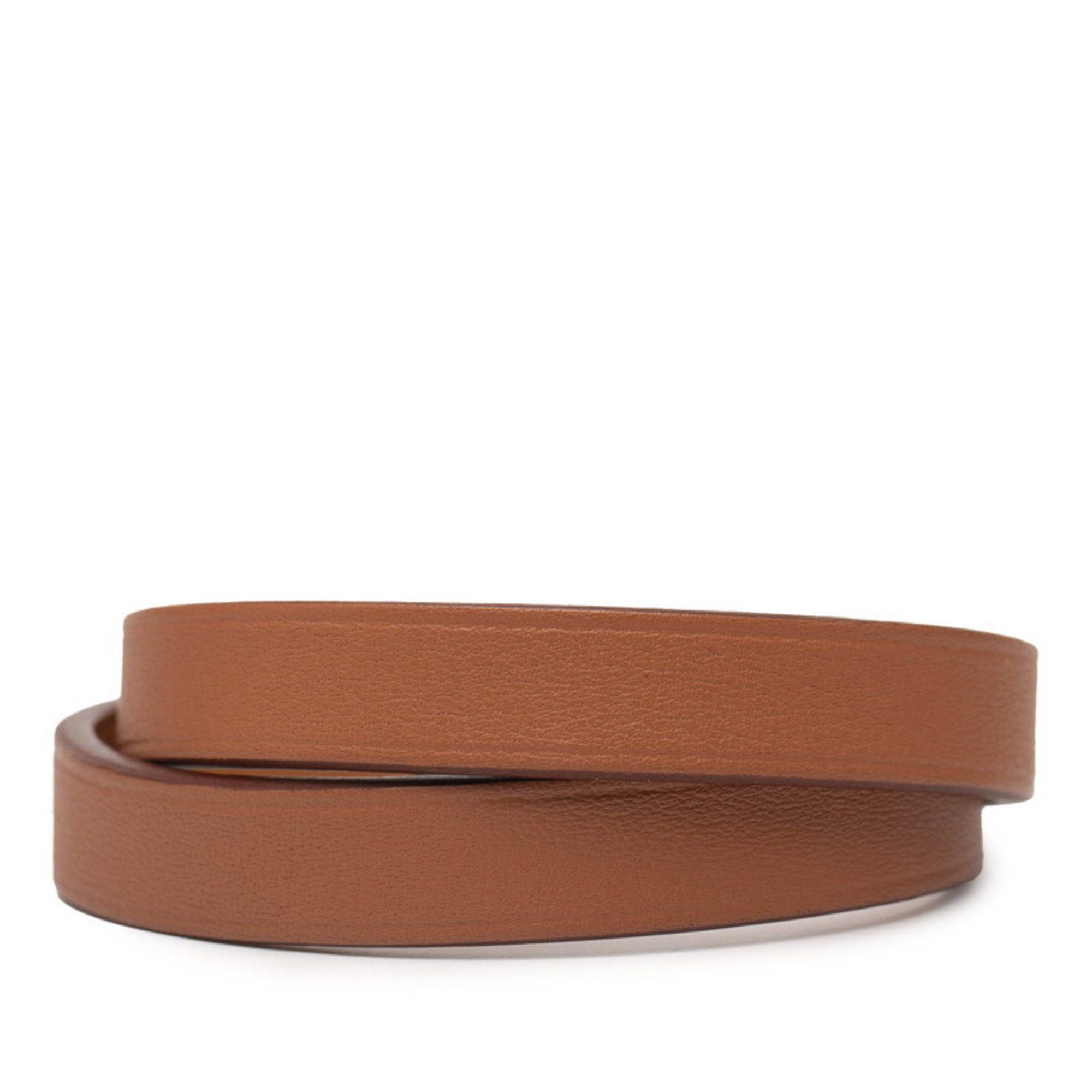 Hermes Hermes Hermès Mini Kelly Double Tour Bracelet in Brown with Gold Hardware and Swift Leather for Women Size ONE SIZE - 3 Thumbnail