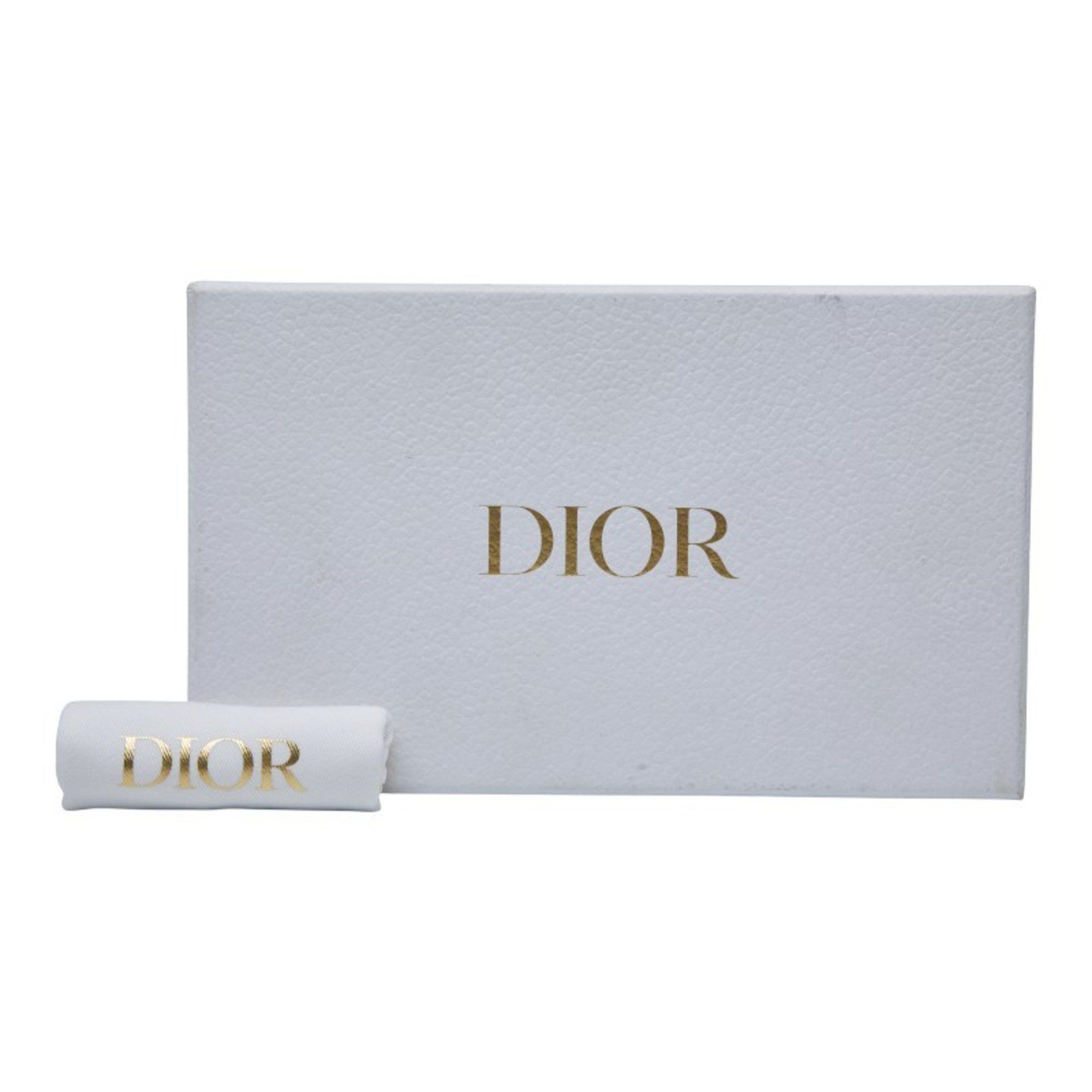 Dior Christian Dior Dior Cannage Jolie Glycine Bifold Wallet S3102UNJB Black Lambskin Women's Size ONE SIZE - 10 Thumbnail