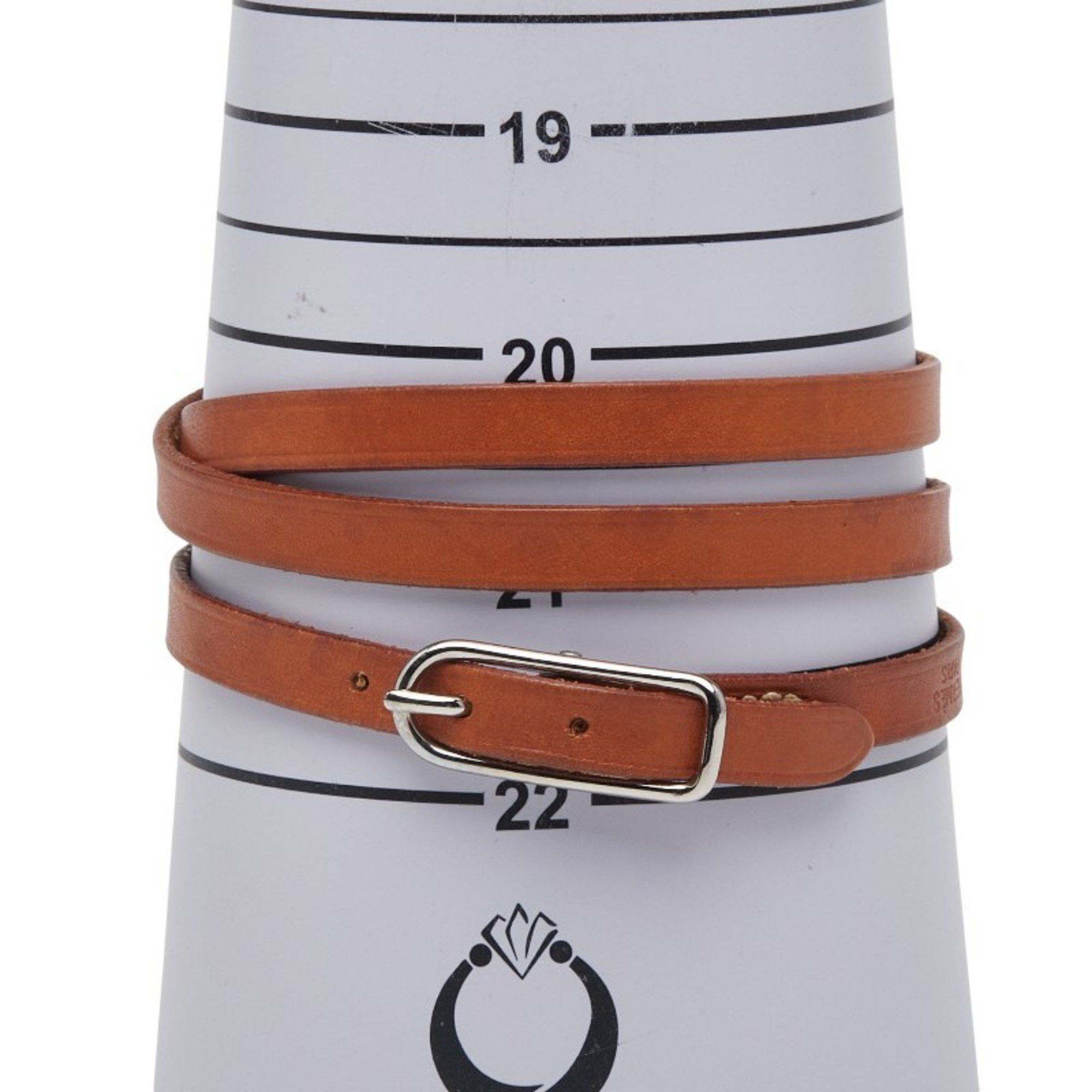 Hermes Hermes Api 1 Bracelet, 3-Row Brown Leather, Women's, HERMES Size ONE SIZE - 5 Thumbnail