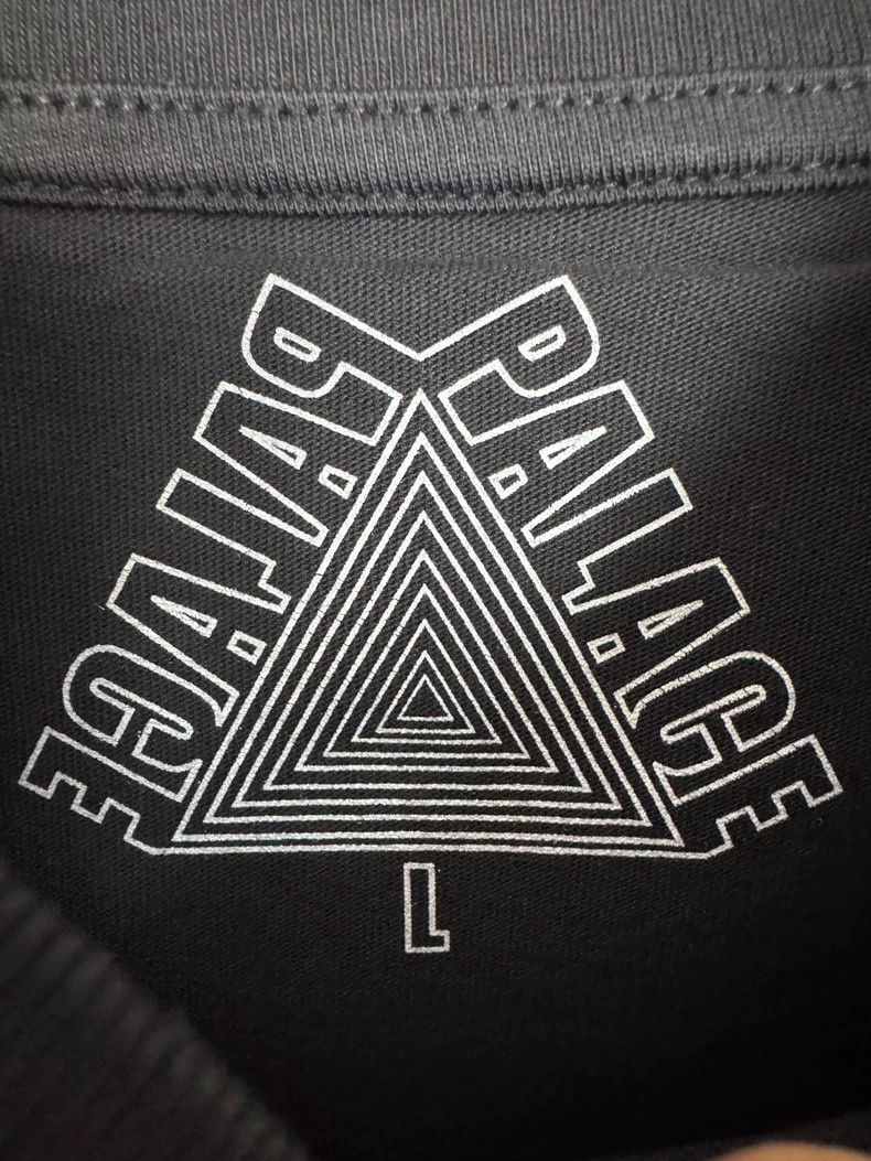 Balenciaga Palace Black Logo Print Short Sleeve T-shirt-yf Size US L / EU 52-54 / 3 - 5 Thumbnail