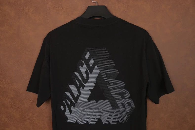 Balenciaga Palace Black Logo Print Short Sleeve T-shirt-yf Size US L / EU 52-54 / 3 - 4 Thumbnail