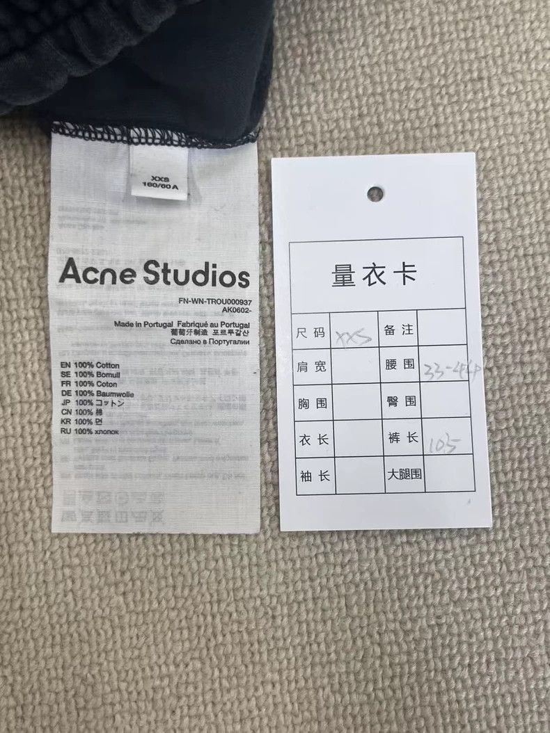 Acne Studios Acne Studios Elastic Waist Straight Leg Pants-yf Size US 30 / EU 46 - 4 Thumbnail