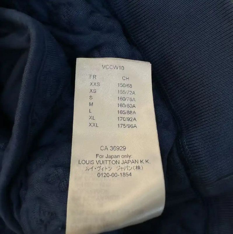 Louis Vuitton Louis Vuitton Blue Cotton Blend Men's Hoodie 0089 Size US M / EU 48-50 / 2 - 8 Thumbnail