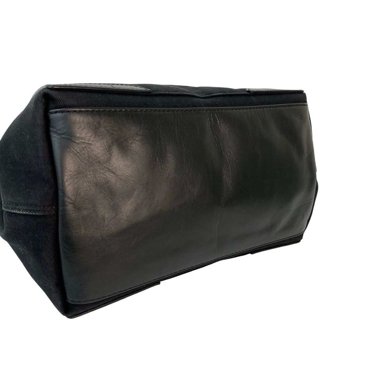 Balenciaga Balenciaga Navy Cabas Canvas Leather Tote Bag Canvas Tote Bag DUTY FREE for USA
