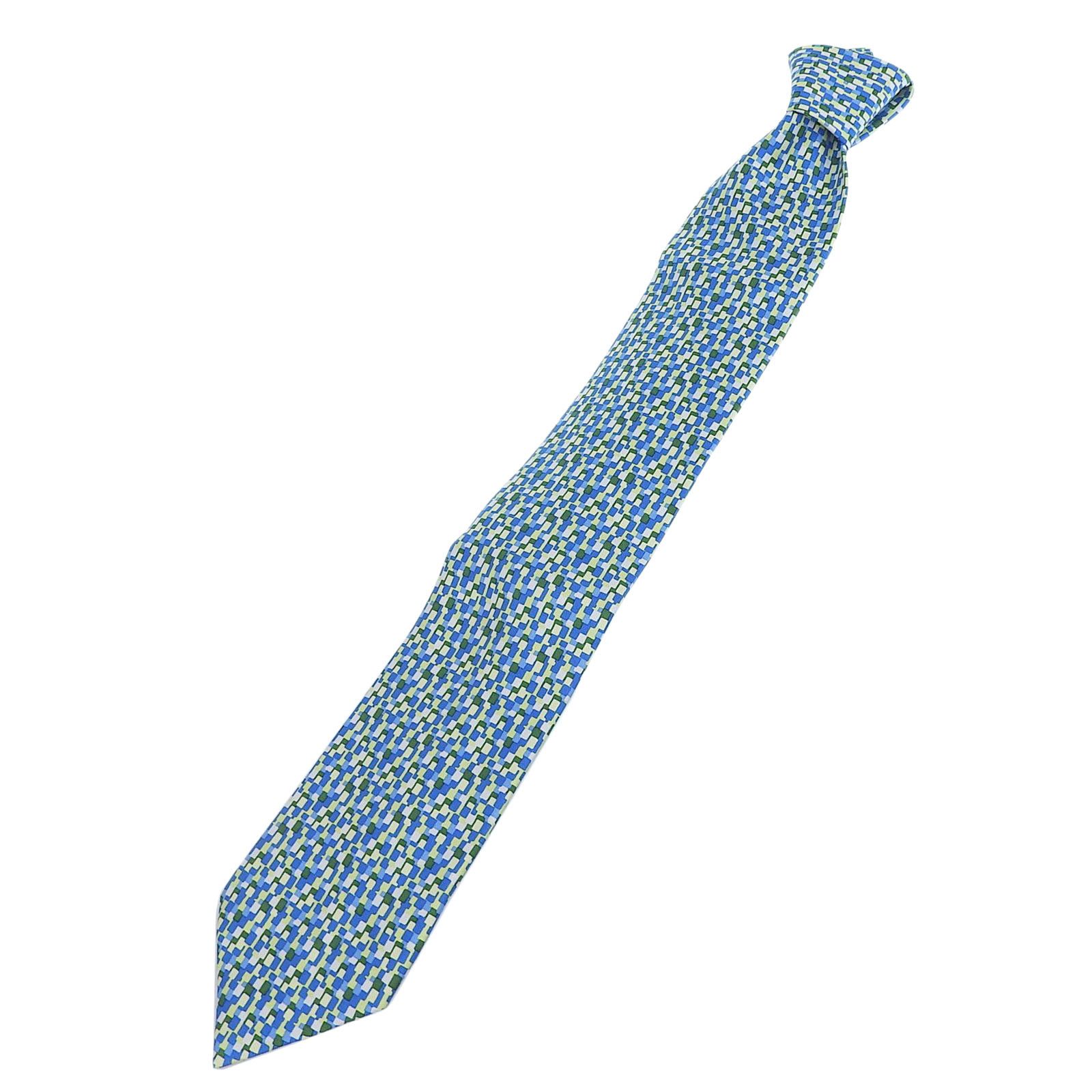 Hermes Hermes Hermes All-over logo print Silk Tie Others Necktie DUTY FREE for USA Size ONE SIZE - 2 Thumbnail