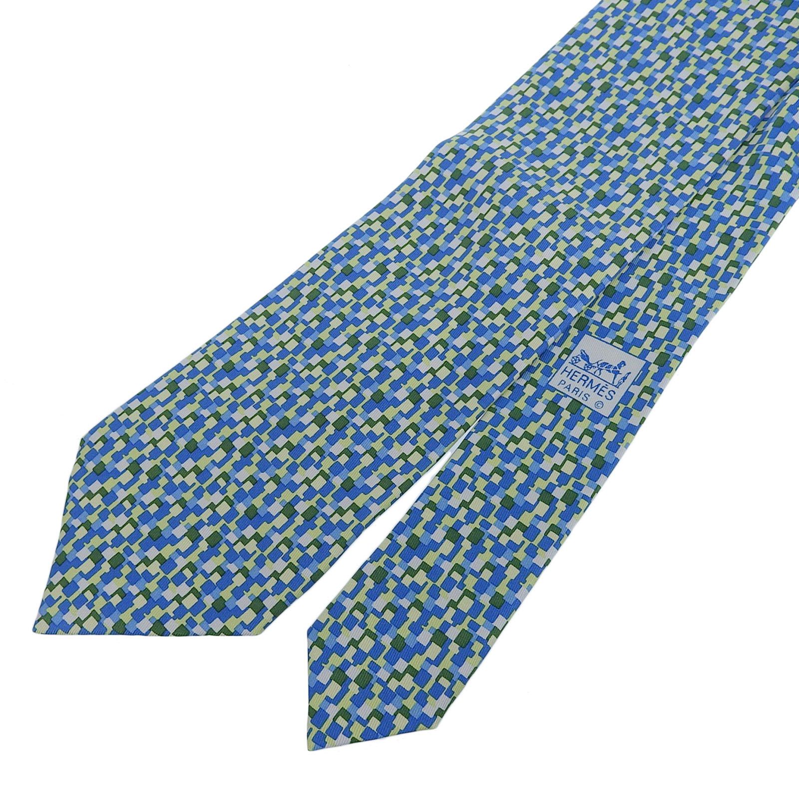 Hermes Hermes Hermes All-over logo print Silk Tie Others Necktie DUTY FREE for USA Size ONE SIZE - 3 Thumbnail
