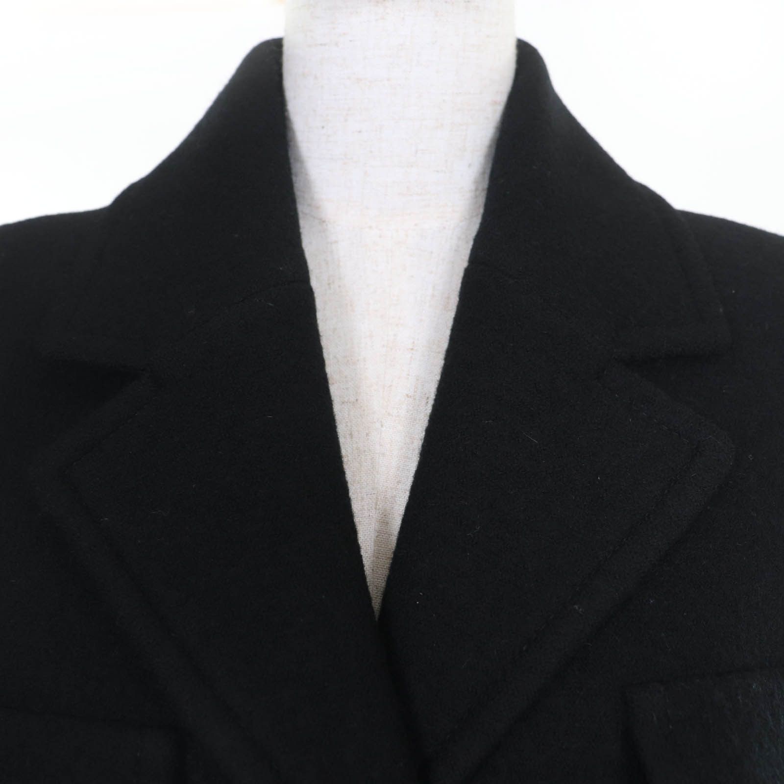 Chanel Chanel Chanel Lion Button Wool Coat Leather Outerwear P46375V32805 DUTY FREE for USA Size ONE SIZE - 4 Thumbnail
