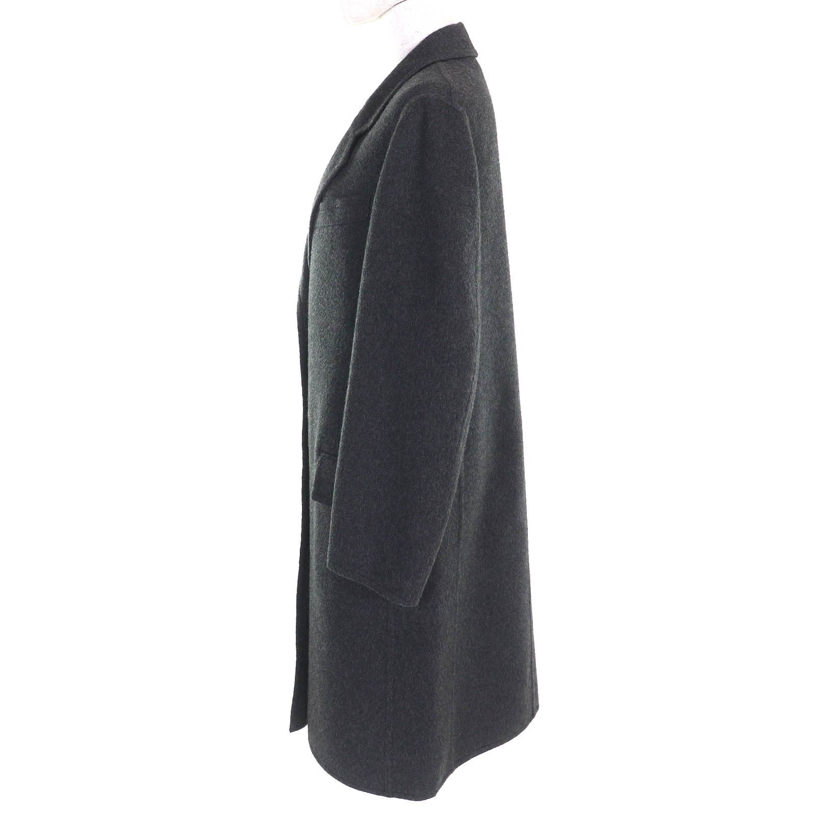 Hermes Hermes Hermes Chester Cashmere Coat Leather Outerwear DUTY FREE for USA Size ONE SIZE - 2 Thumbnail